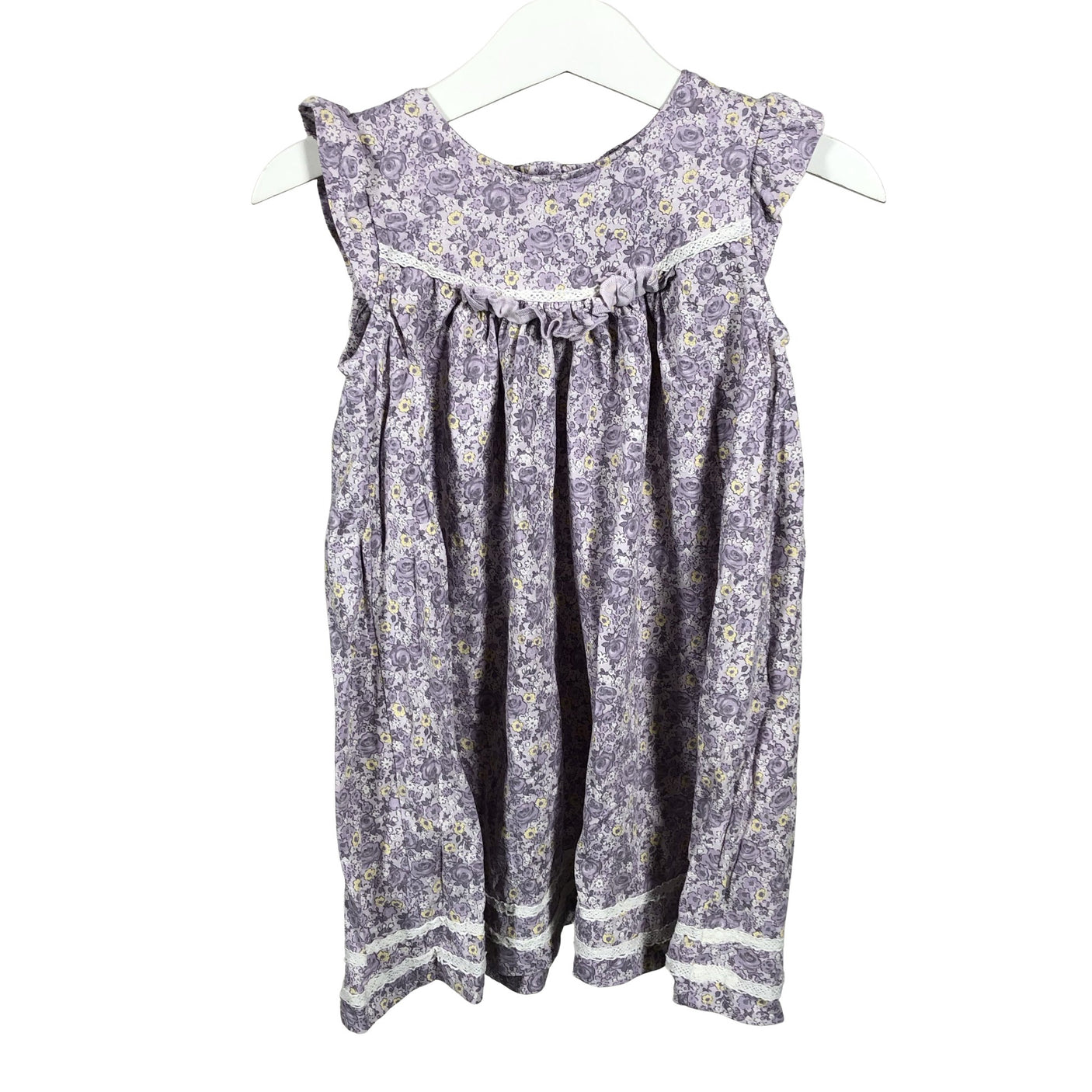 Unisex Newbie - Tricot dress, size 92 - 98 - Violet (1)