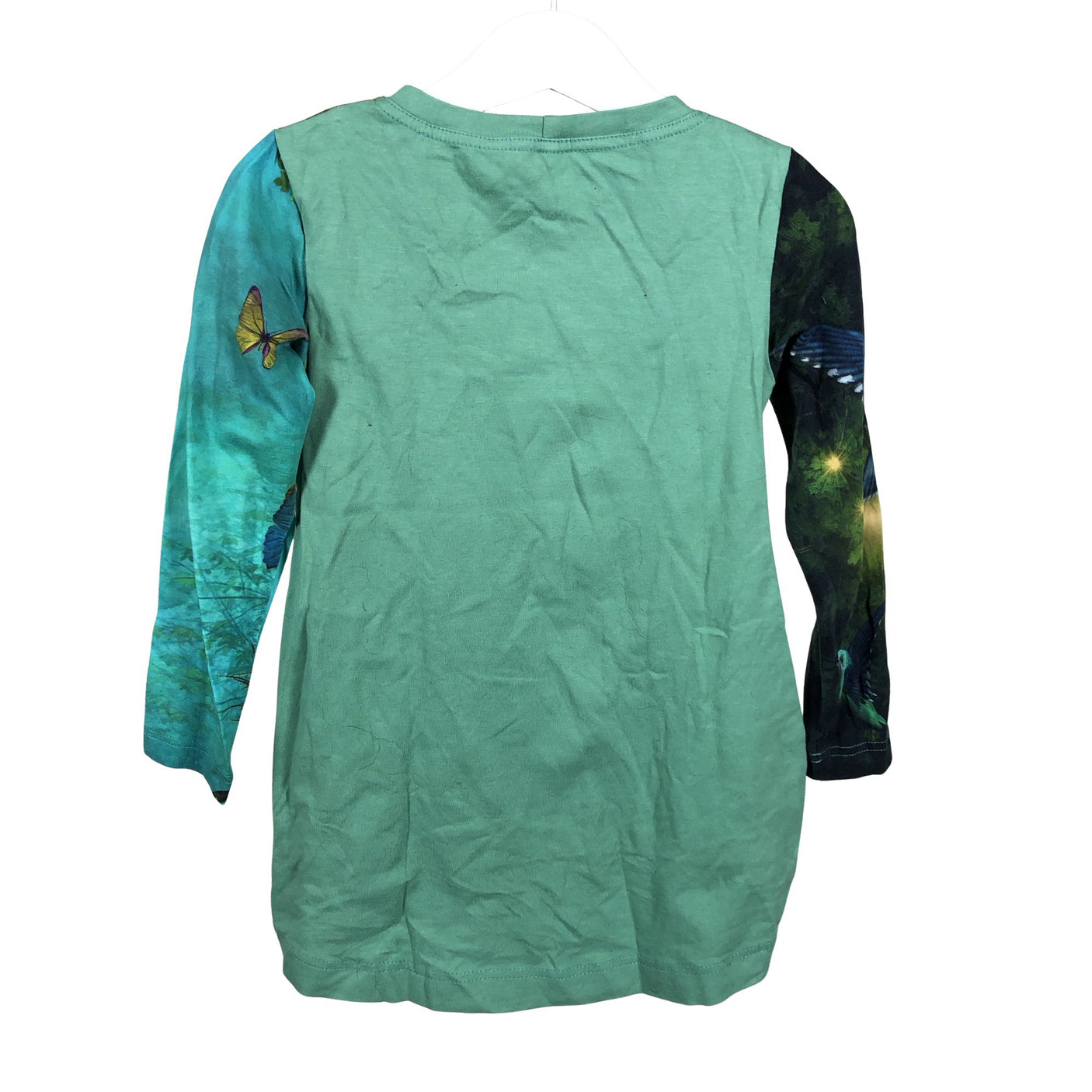 Unisex Handmade - Tricot dress, size 110 - 116 - Green (2)