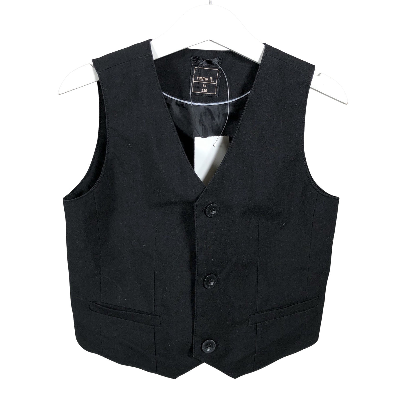 Unisex Name It - Vest, size 110 - 116 - Black (1)