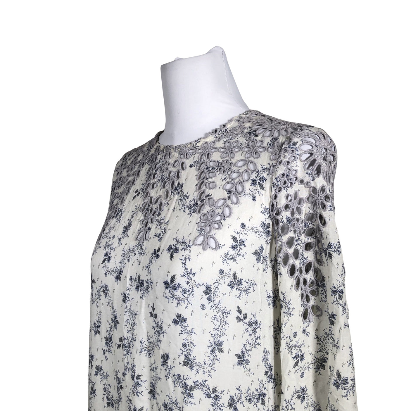 Unisex Ganni - Schiffon dress, size 36 - Gray (2)