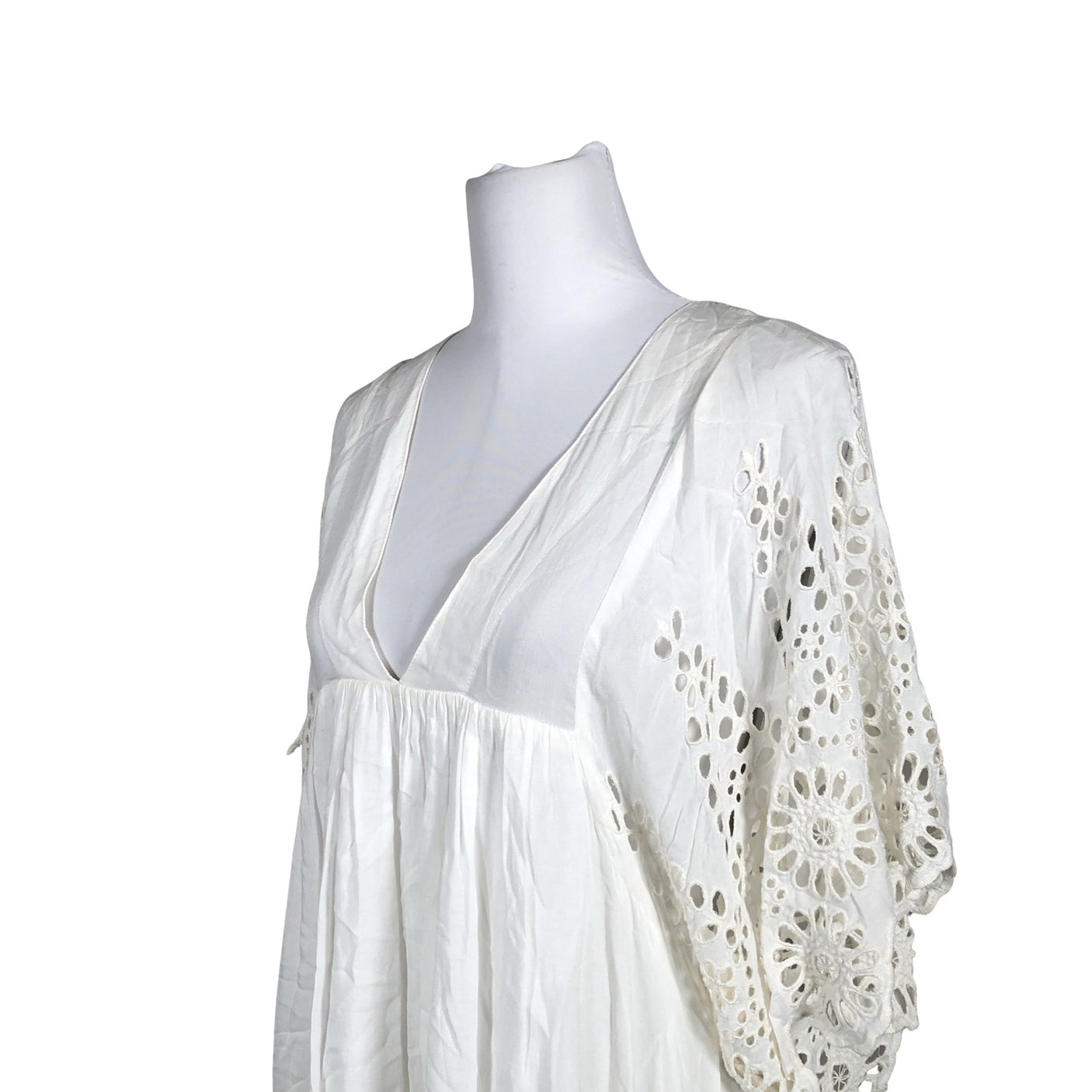 Unisex Ganni - Schiffon dress, size 34 - White (2)