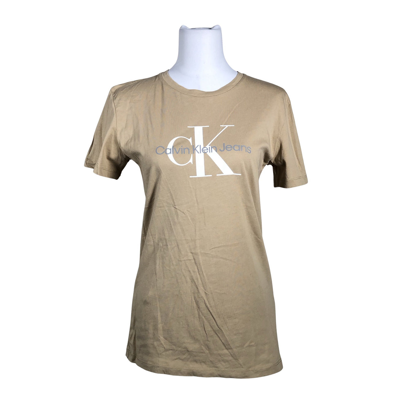 Unisex Calvin Klein Jeans - T-shirt, size 40 - Beige (1)