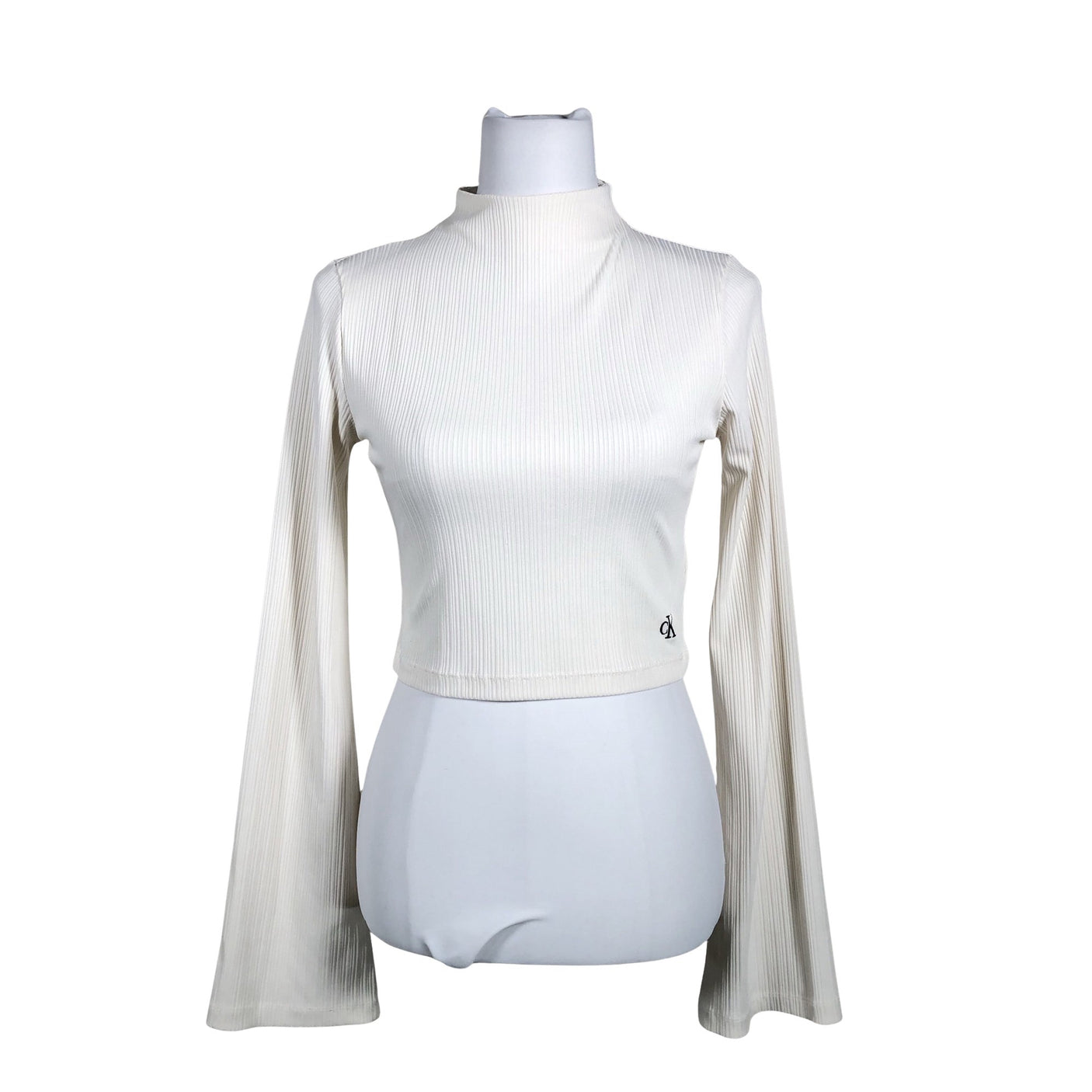 Unisex Calvin Klein Jeans - Tricot shirt, size 38 - Natural white (1)