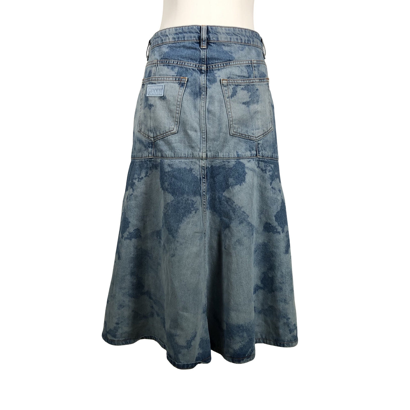 Unisex Ganni - Denim skirt, size 38 - Blue (3)