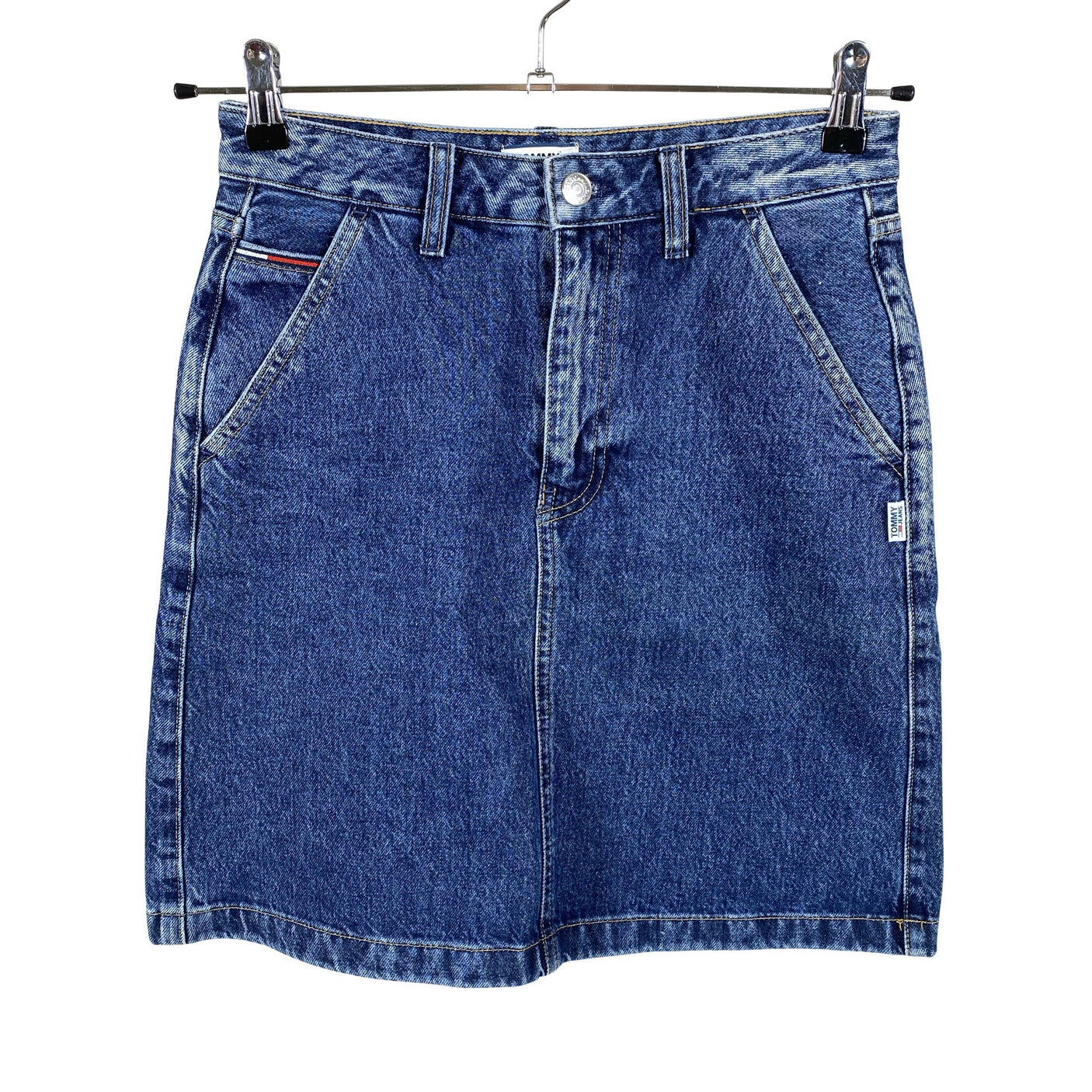 Unisex Tommy Jeans (Tommy Hilfiger) - Denim skirt, size W27 - Blue (1)