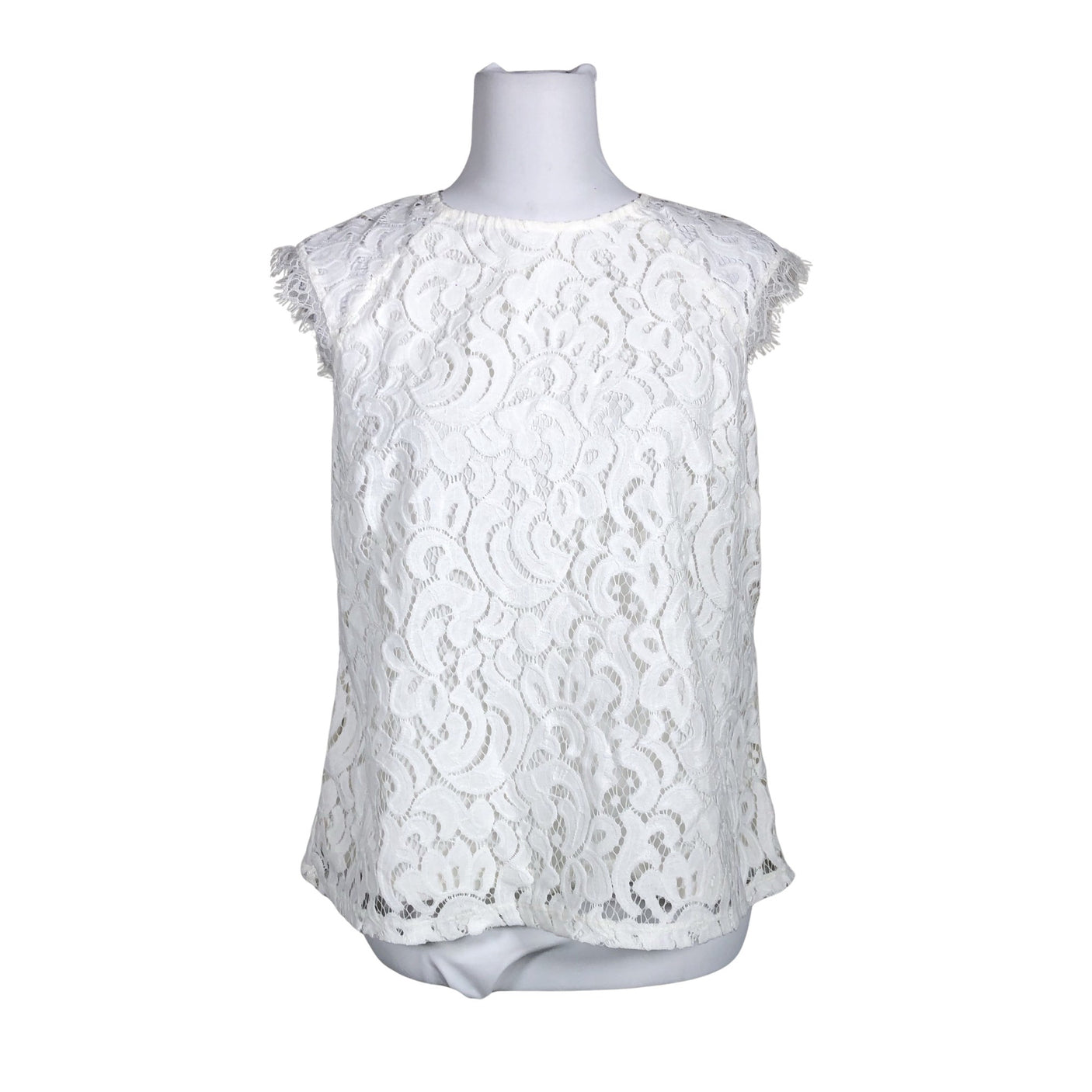 Unisex Holly & Whyte by Lindex - Short-sleeved blouse, size 38 - White (1)