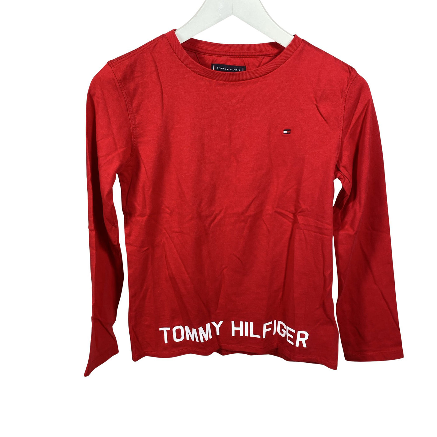 Unisex Tommy Hilfiger - Tricot shirt, size 146 - 152 - Red (1)