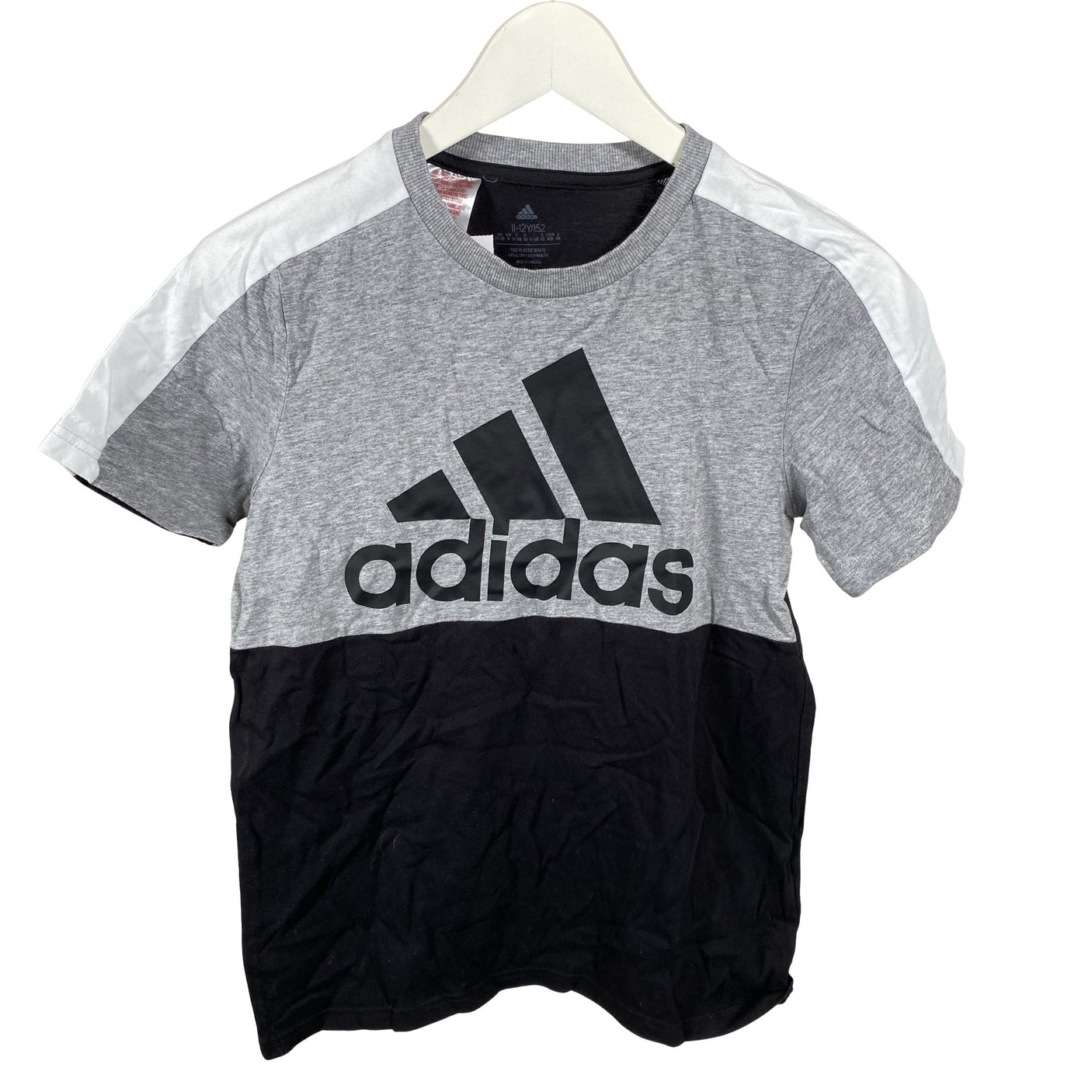 Unisex Adidas - T-shirt, size 146 - 152 - Gray (1)