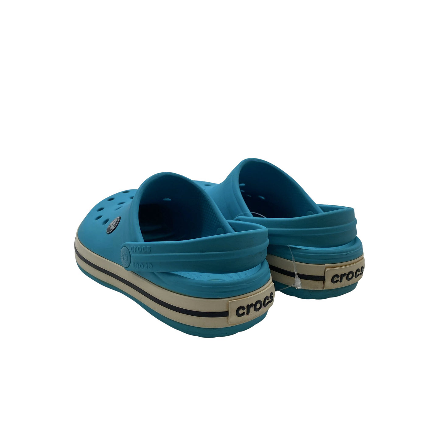 Unisex Crocs - Slip-on shoes, size 32 - Turquoise (2)