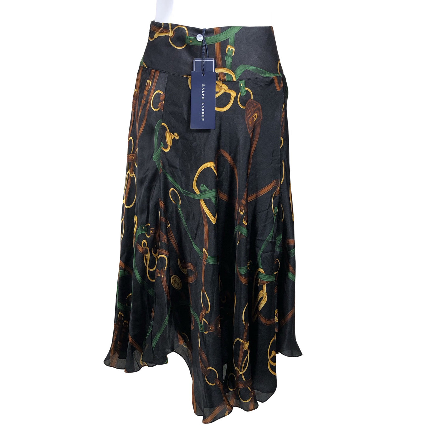 Unisex Ralph Lauren - Fabric skirt, size 34 - Black (2)