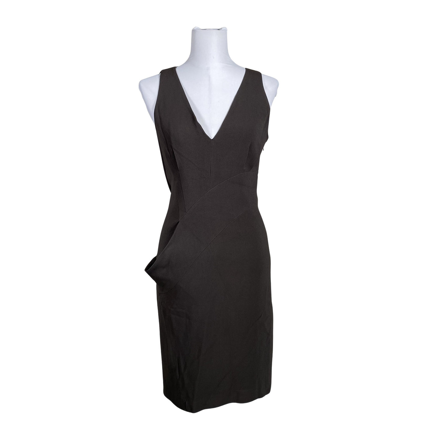 Unisex Prada - Schiffon dress, size 38 - Brown (1)