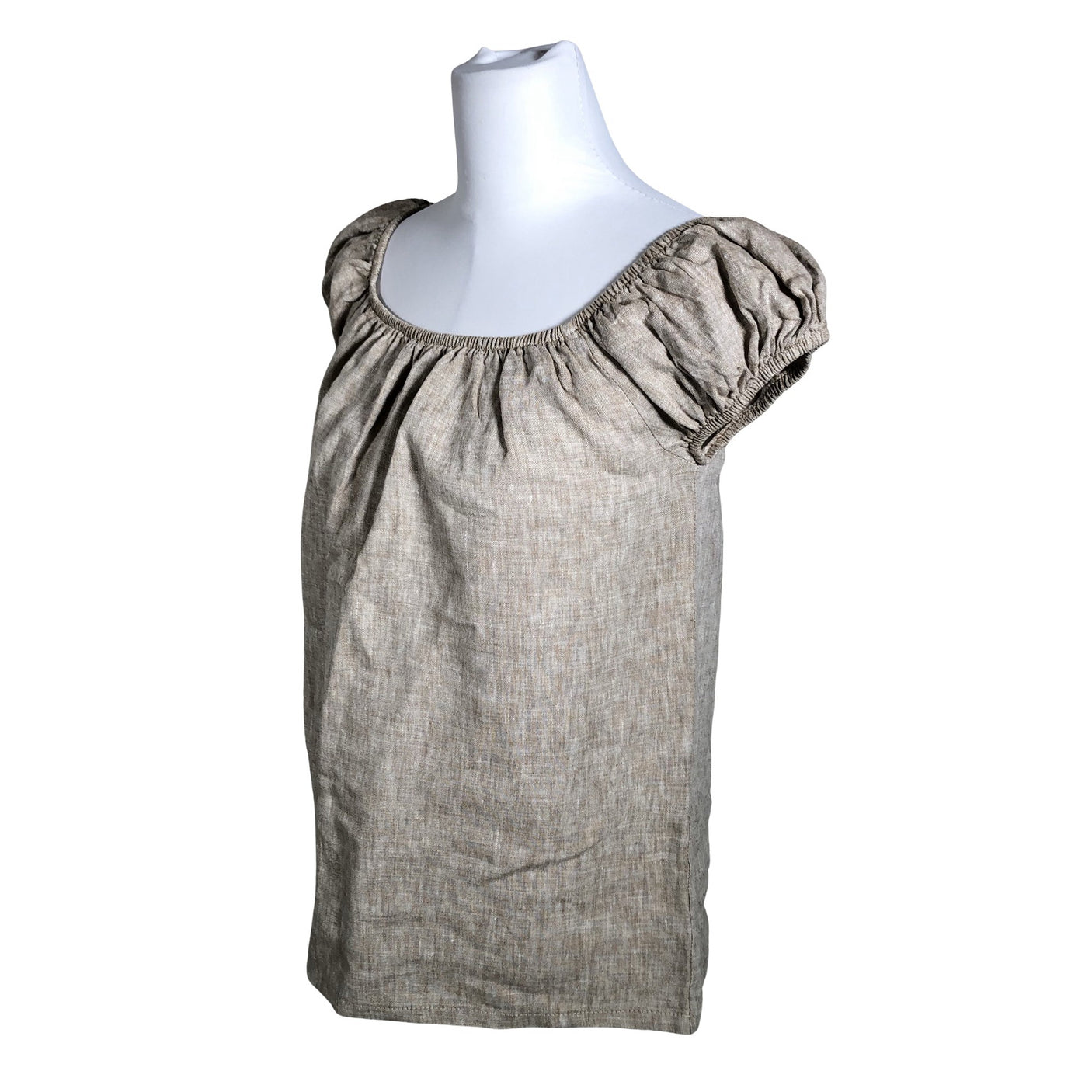 Unisex Bypias - Short-sleeved blouse, size 38 - Beige (2)