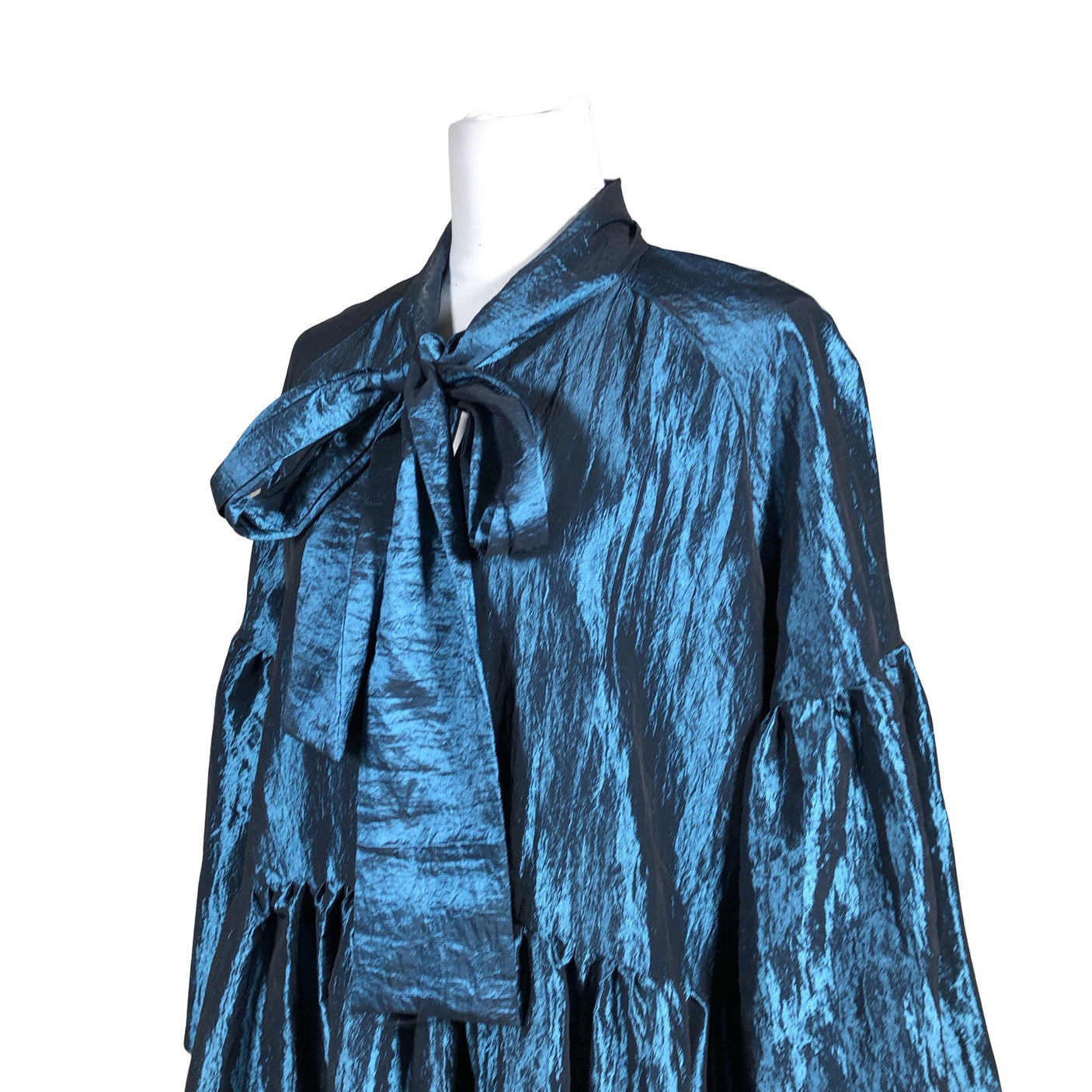 Unisex Miia Halmesmaa - Schiffon dress, size 38 - Blue (2)