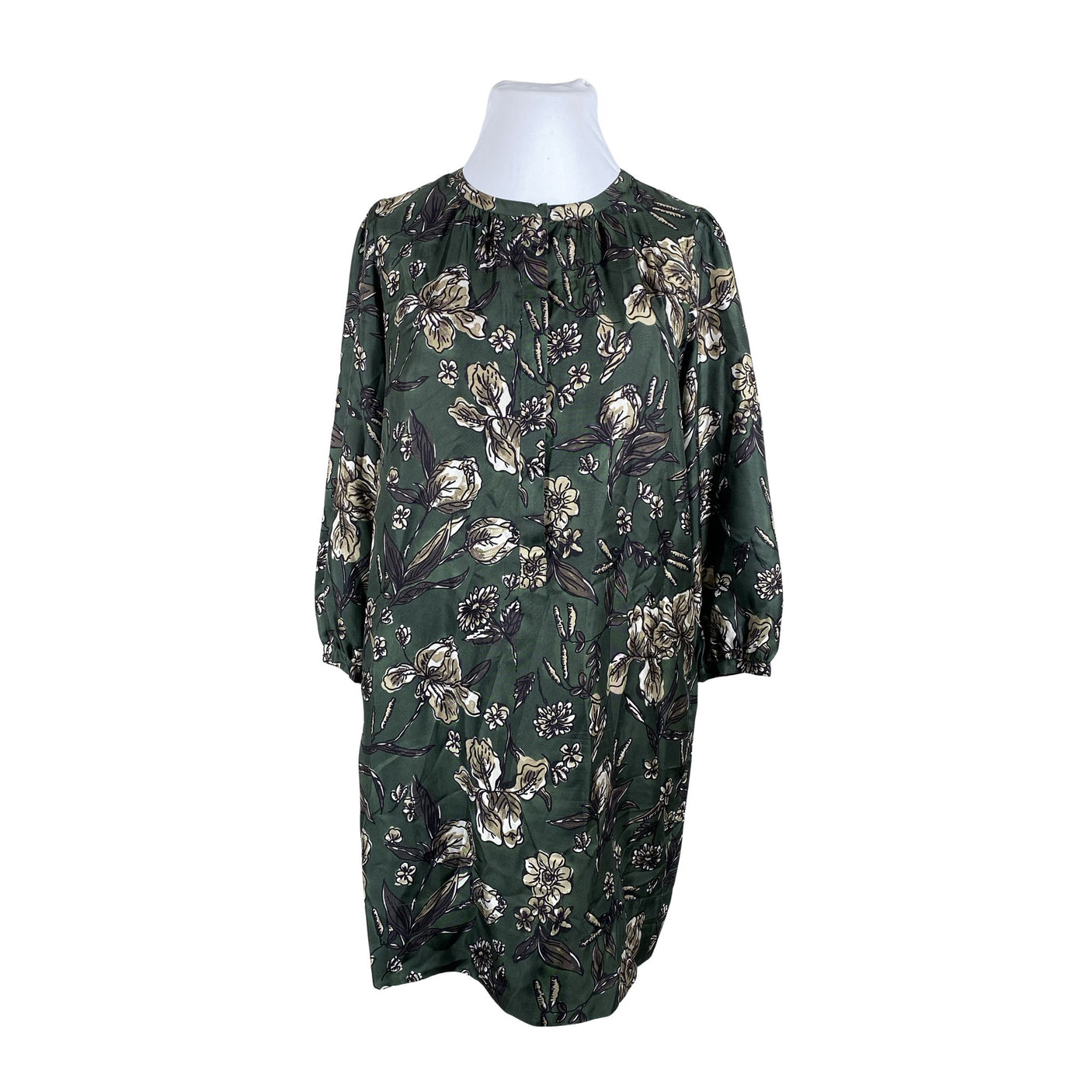 Unisex 'S MaxMara - Schiffon dress, size 44 - Green (1)