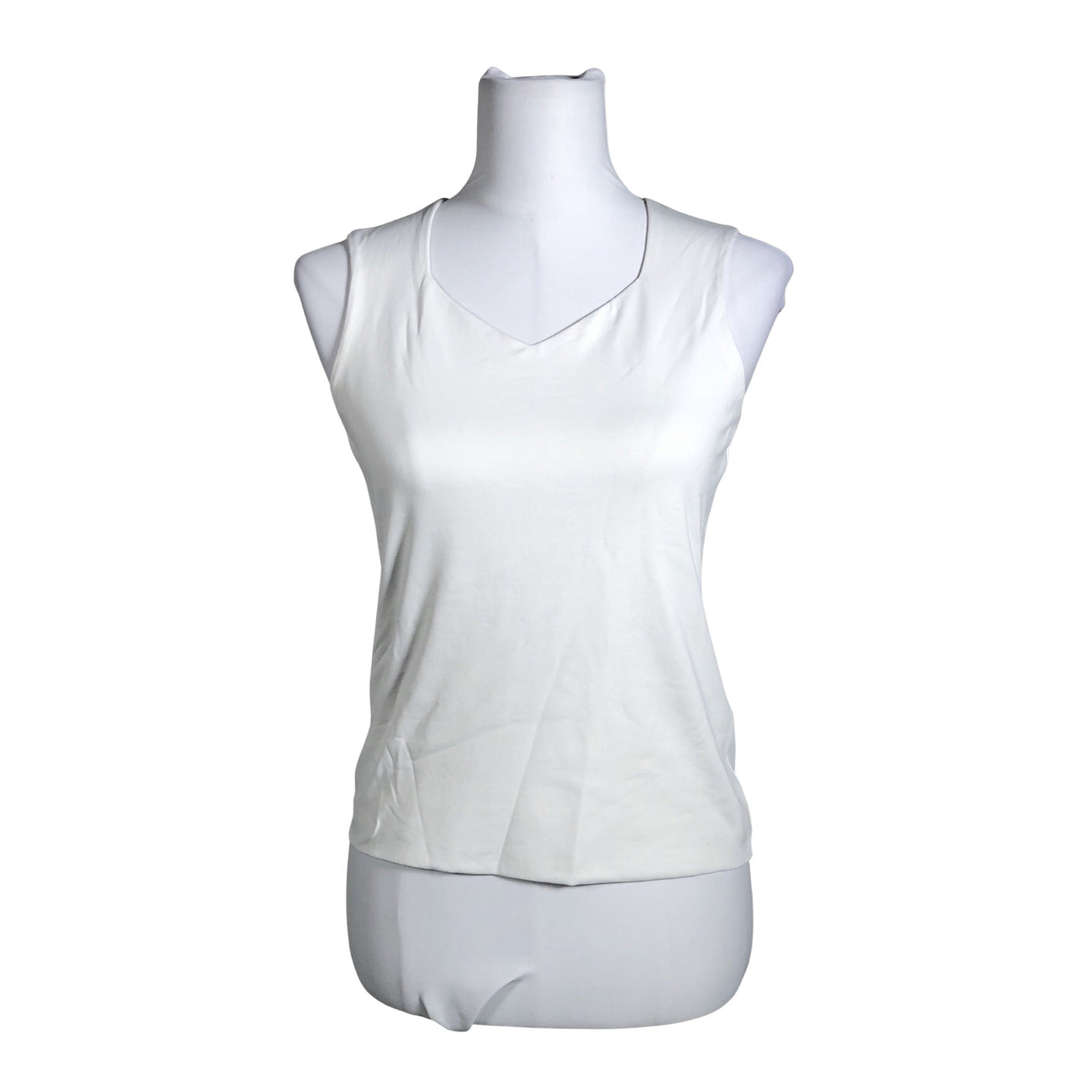 Unisex Gerry Weber - Tricot tank top, size 36 - White (1)