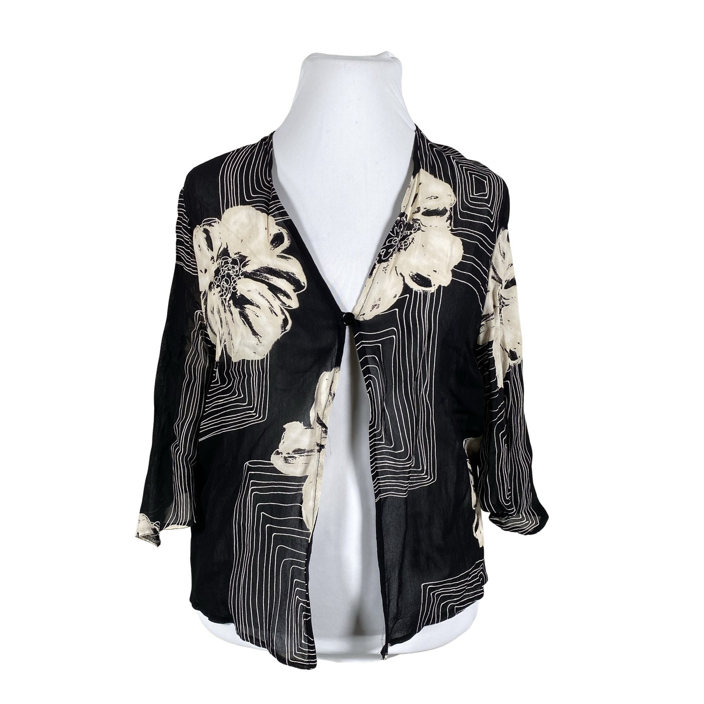 Unisex Shenina - Short-sleeved blouse, size 42 - Black (1)