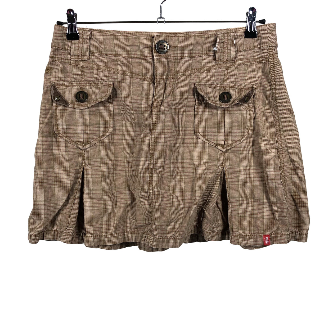 Unisex Esprit - Fabric skirt, size 40 - Brown (1)