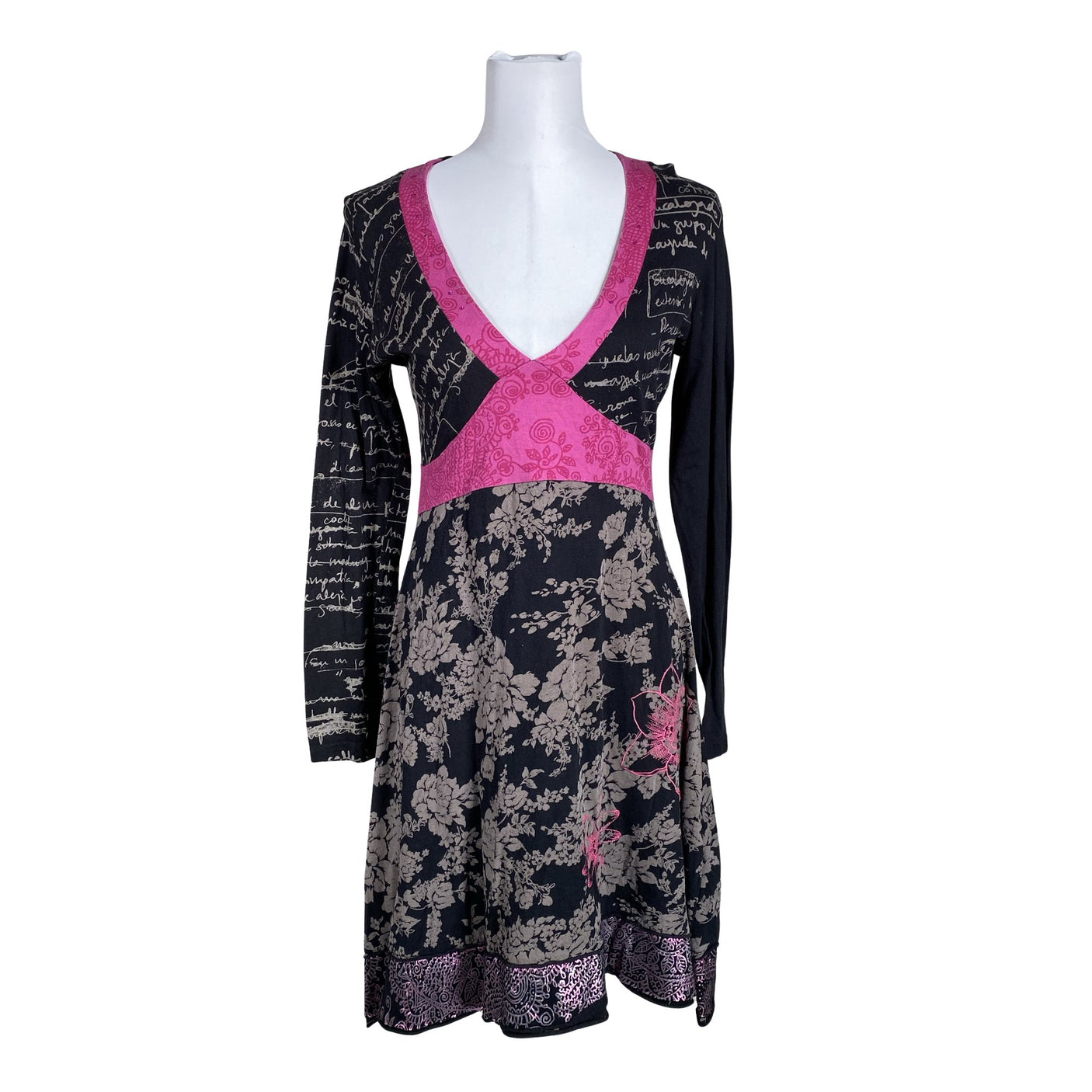 Unisex Desigual - Tricot dress, size 36 - Black (1)