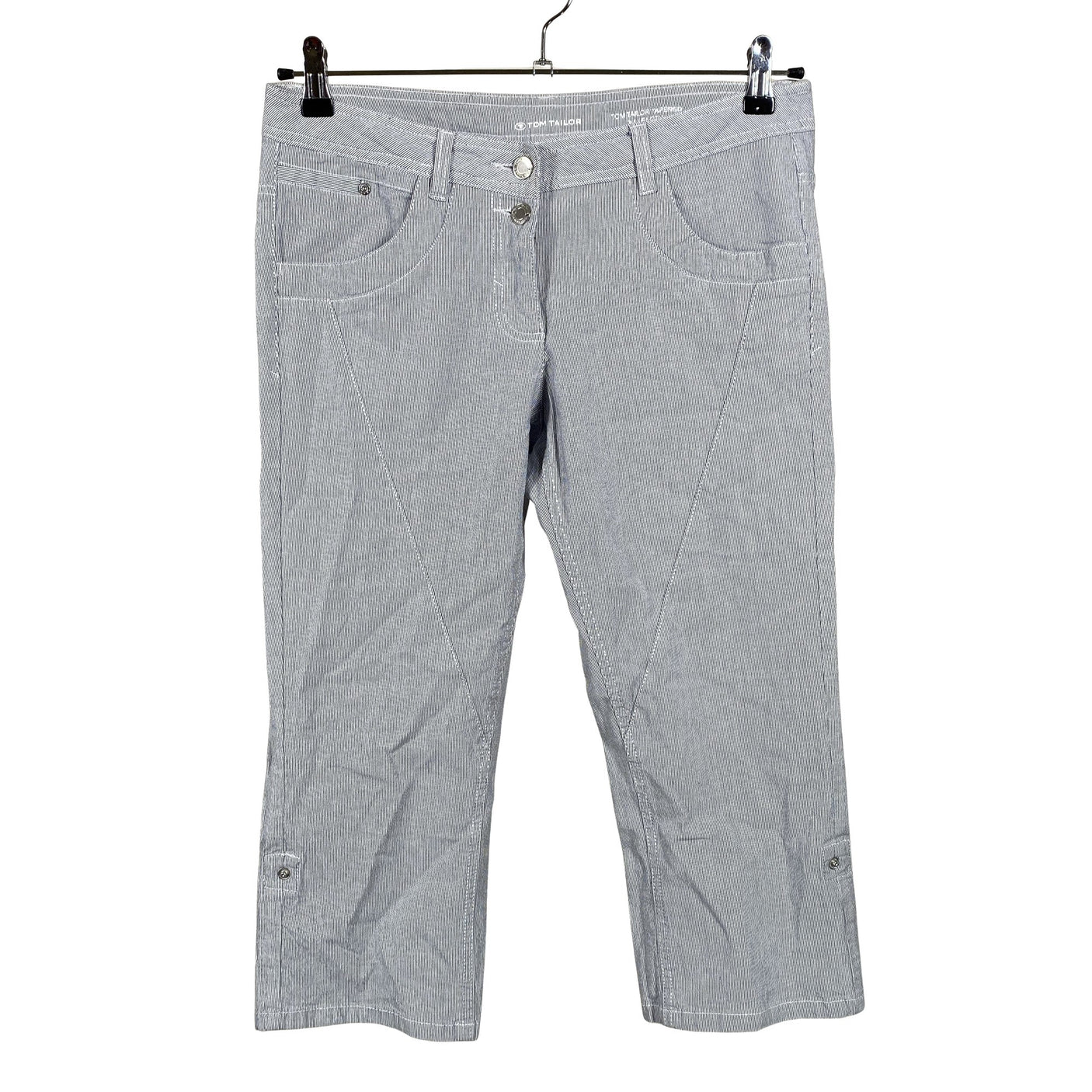 Unisex Tom Tailor - Capri pants, size 36 - Blue (1)
