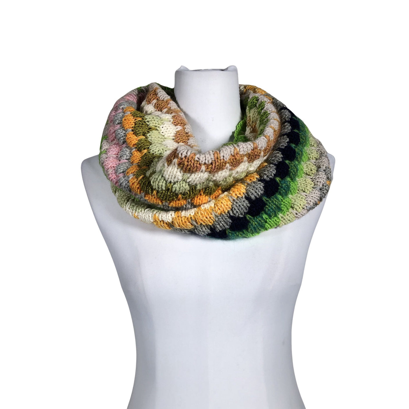 Unisex Handmade - Neckwarmer, size Ei kokoa - Green (1)