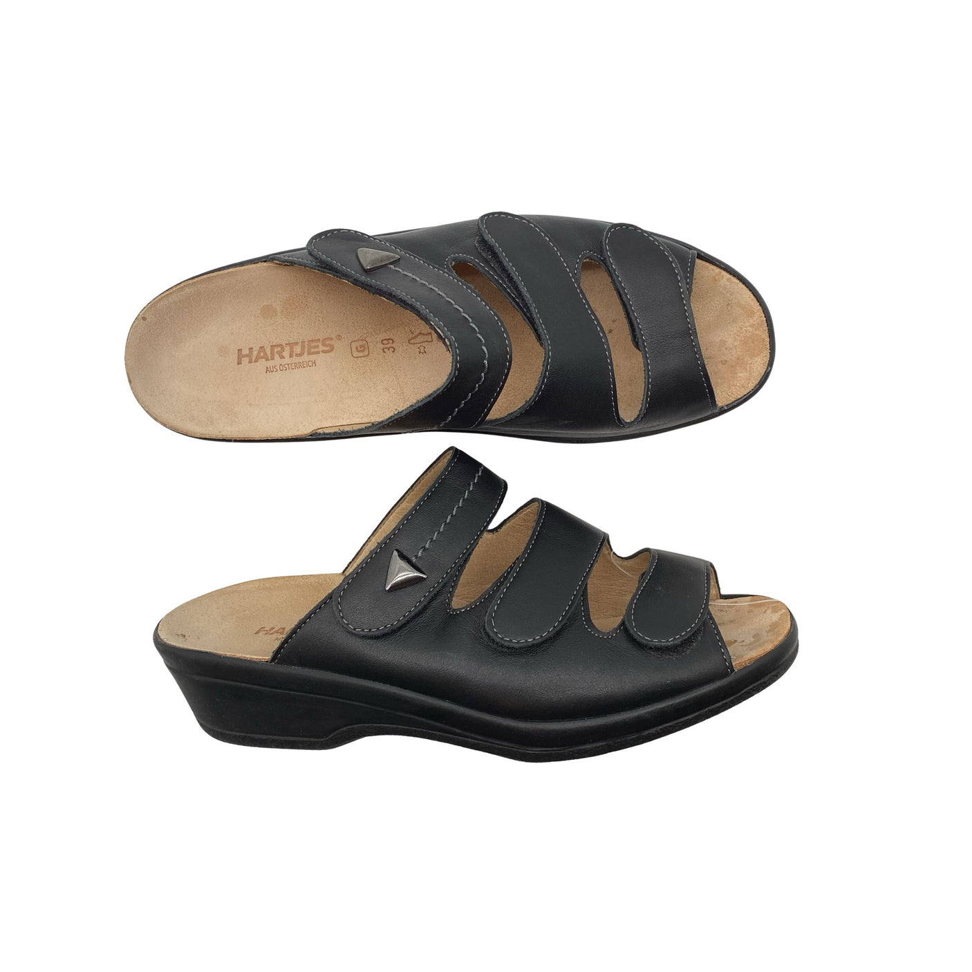 Unisex Hartjes - Sandals, size 39 - Black (1)