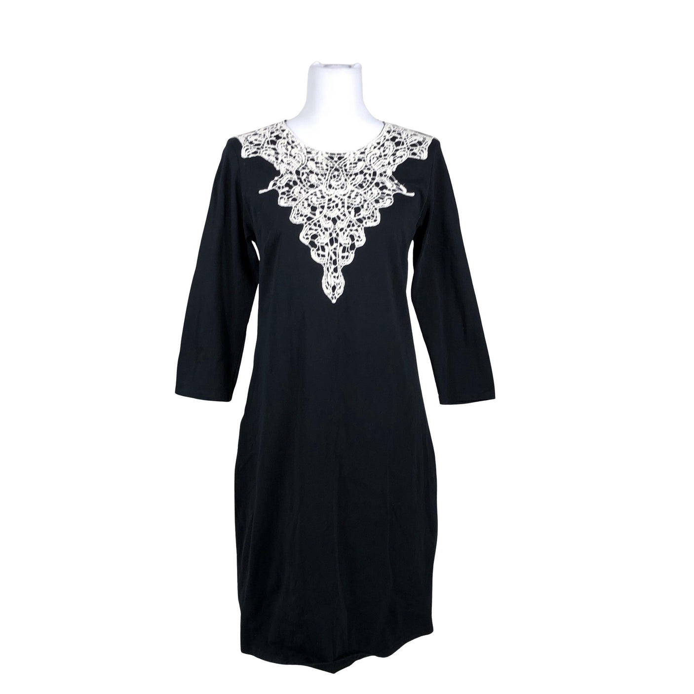 Unisex Lumoan - Tricot dress, size 38 - Black (1)