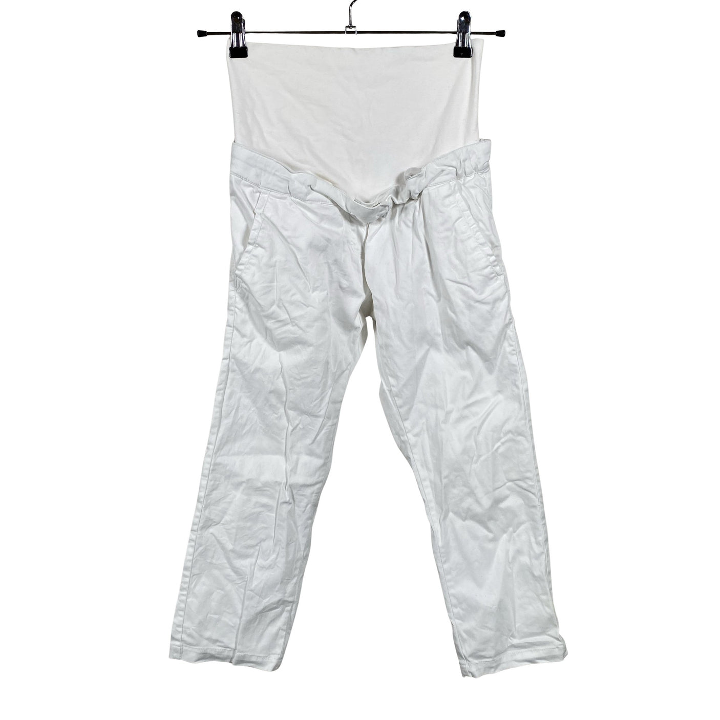 Unisex Mama Licious - Capri pants, size 36 - White (1)