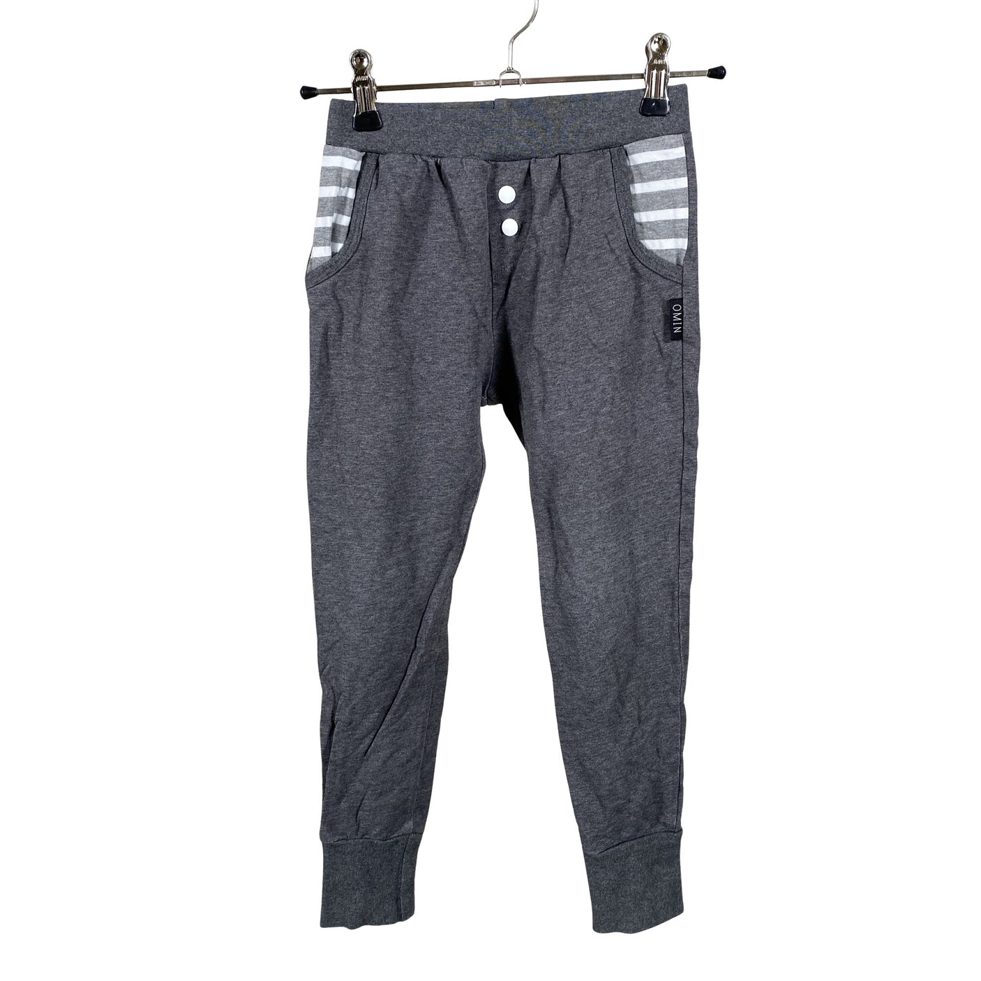 Unisex OMIN - Sweatpants, size 110 - 116 - Gray (1)