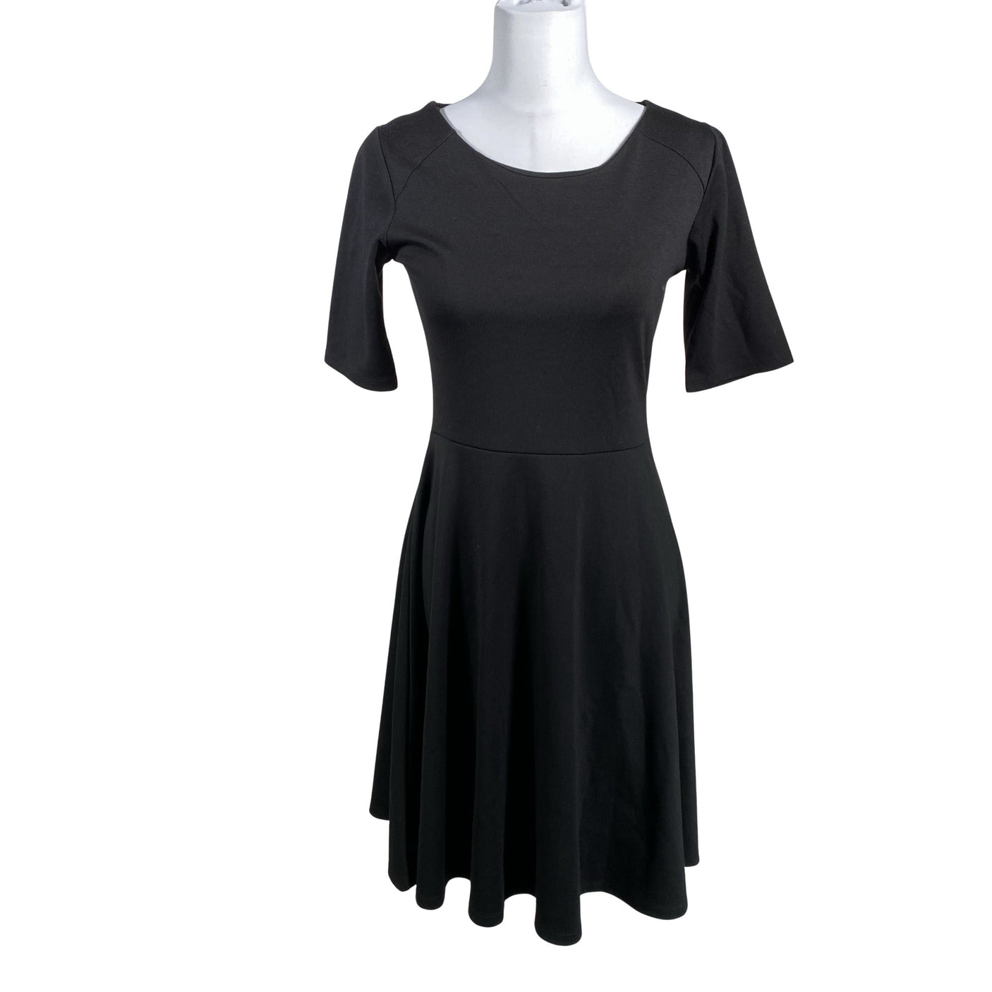 Unisex Lindex - Tricot dress, size 36 - Black (1)