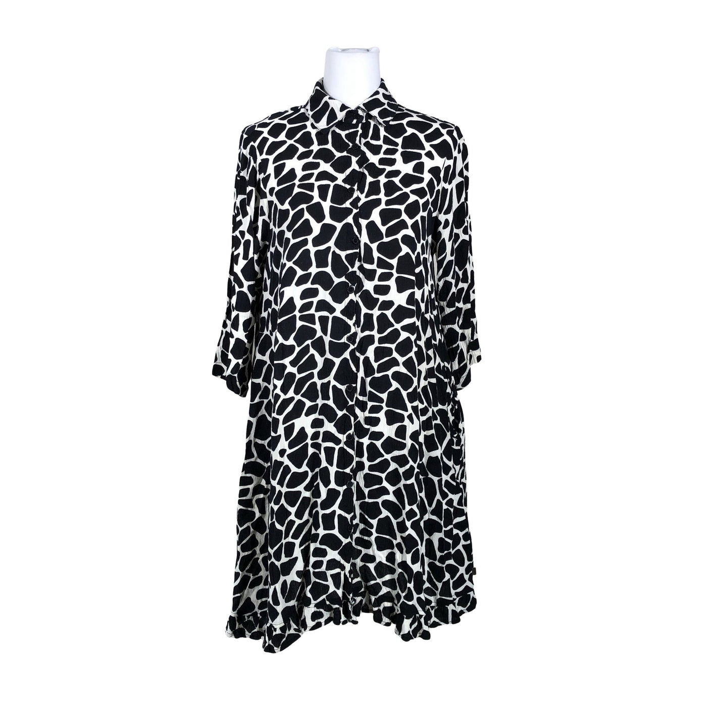 Unisex Ze-Ze - Schiffon dress, size 38 - Black (1)