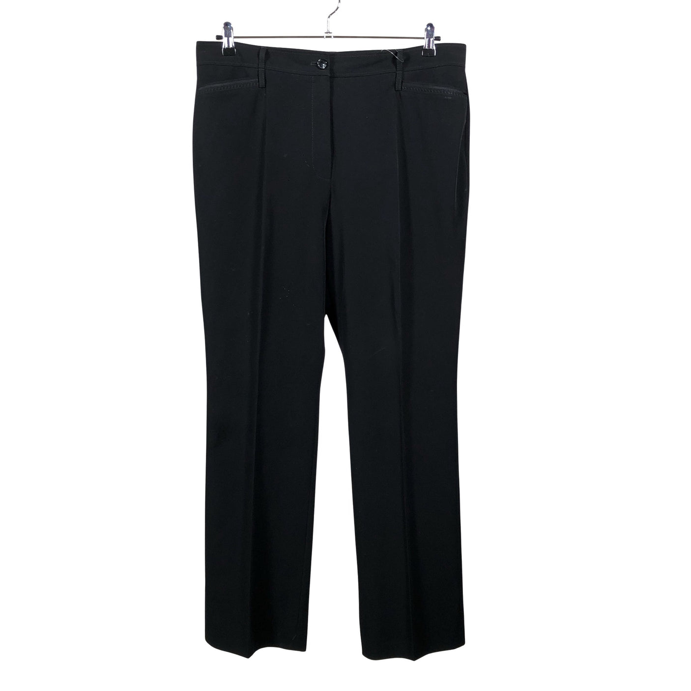 Unisex Gerry Weber - Straight leg trousers, size 46 - Black (1)