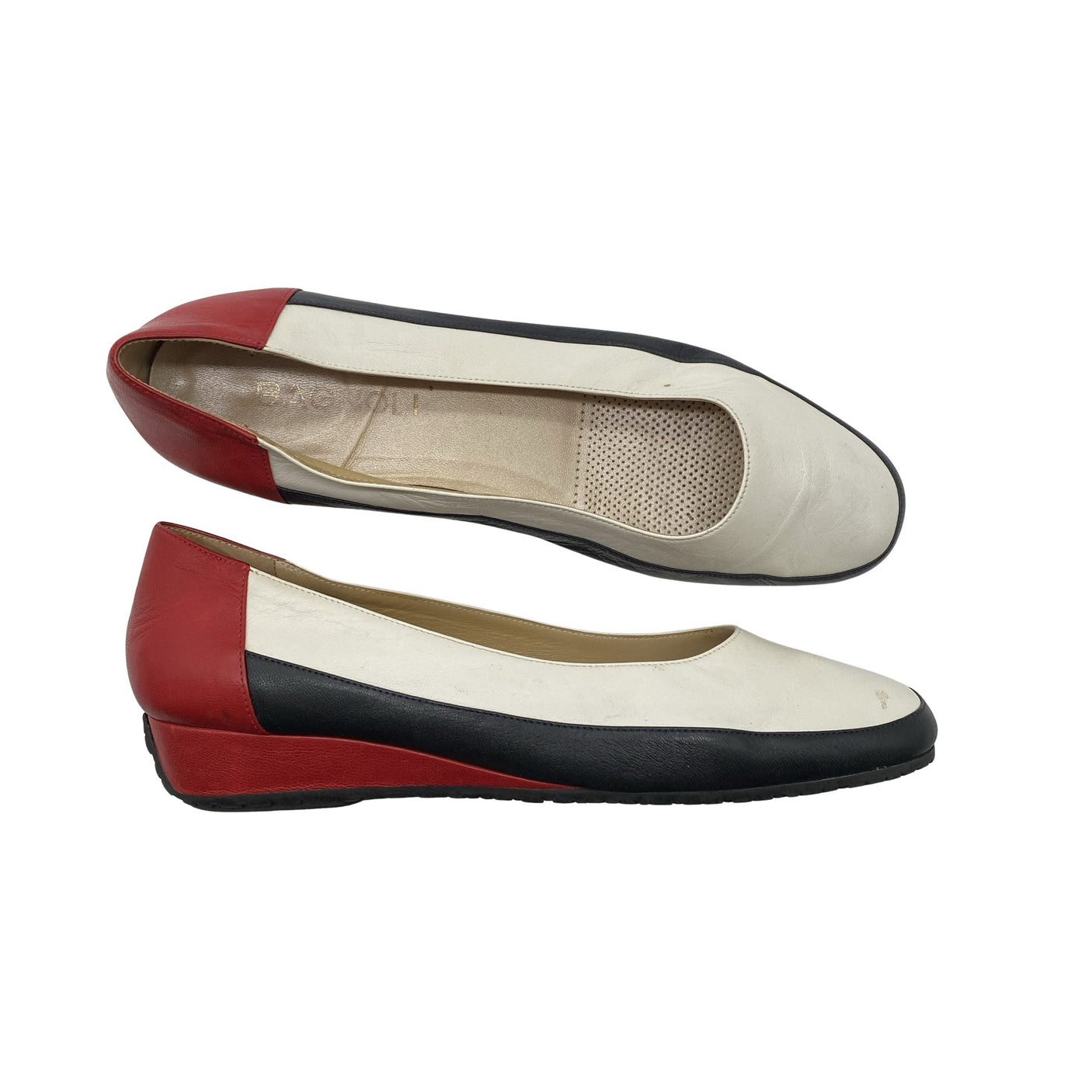 Unisex Bagnoli - Wedge heel shoes, size 39 - White (1)