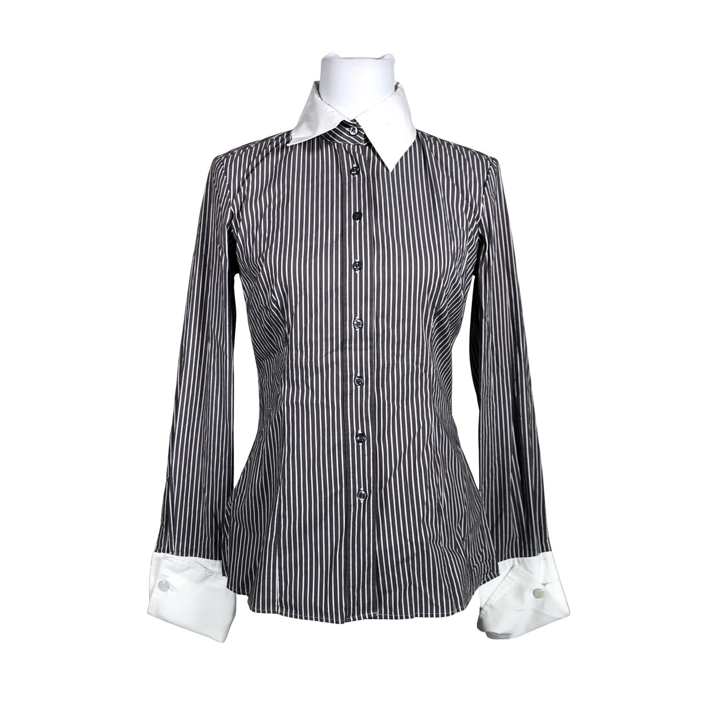 Unisex Benetton - Collared shirt, size 38 - Brown (1)