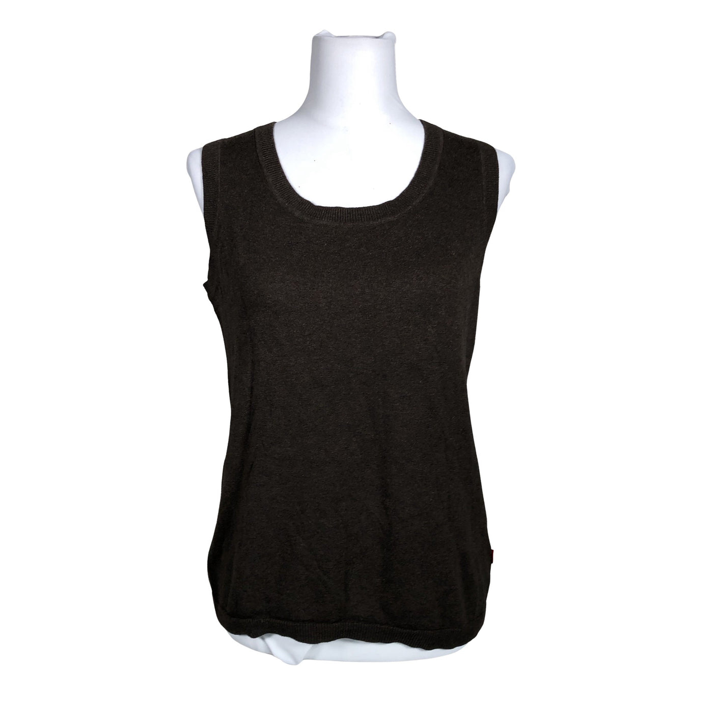 Unisex Jackpot - Knit vest, size 40 - Brown (1)