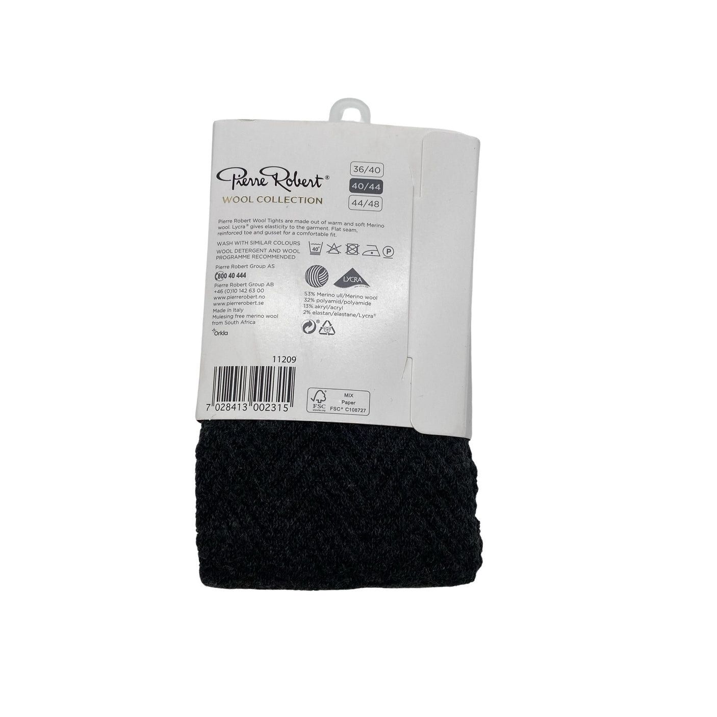 Unisex Pierre Robert - Stockings, thin, size 40 - Black (2)