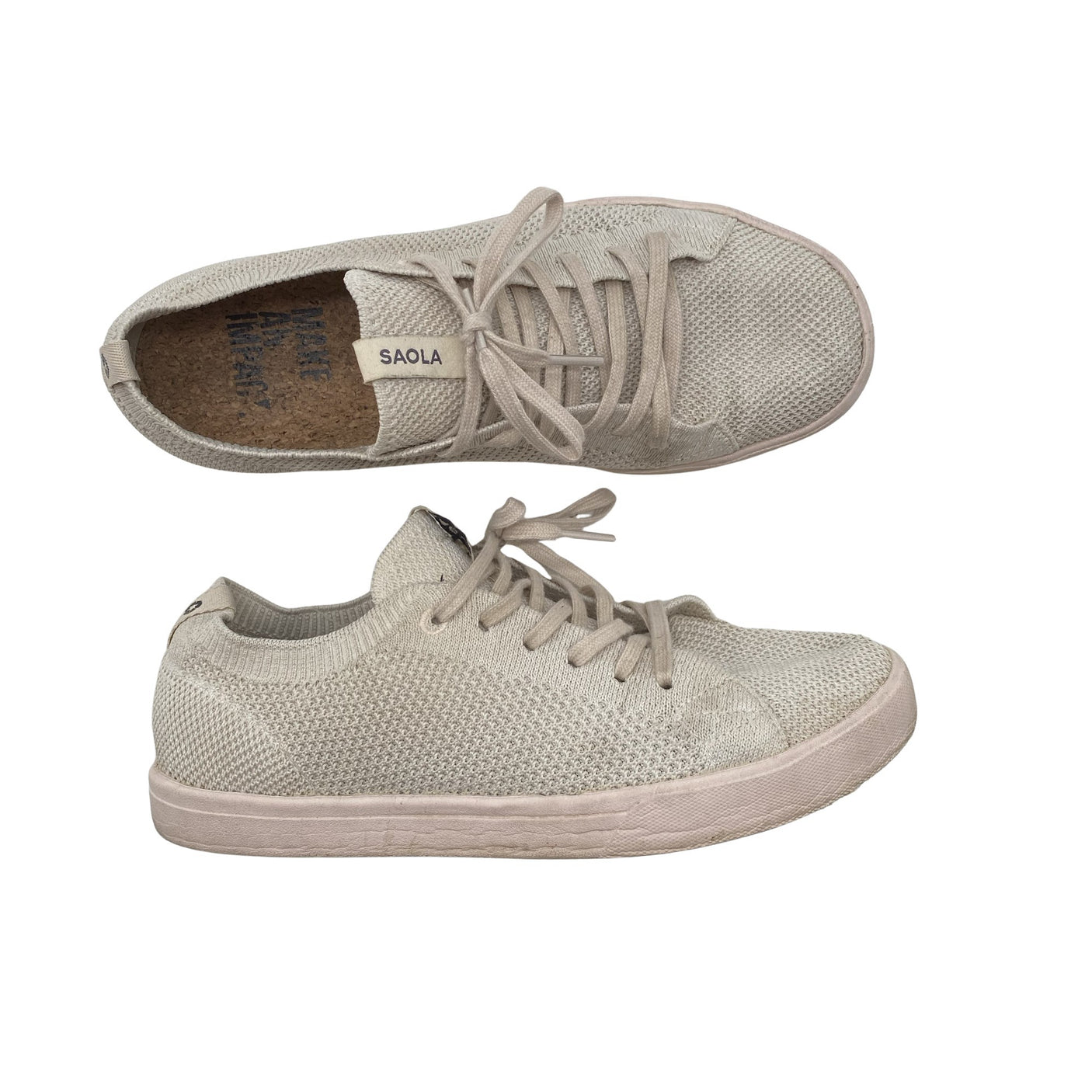Unisex Saola - Casual sneakers, size 40 - Beige (1)