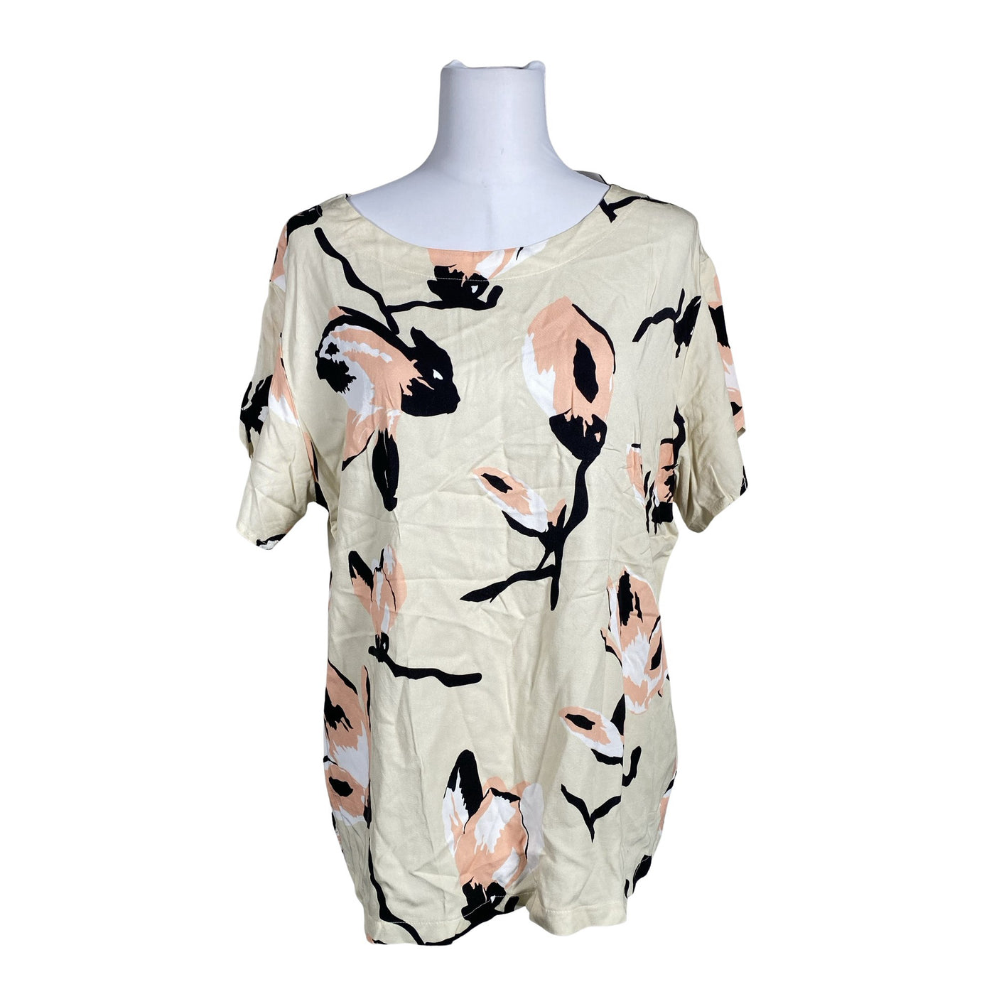 Unisex NOSH - Short-sleeved blouse, size 40 - Beige (1)