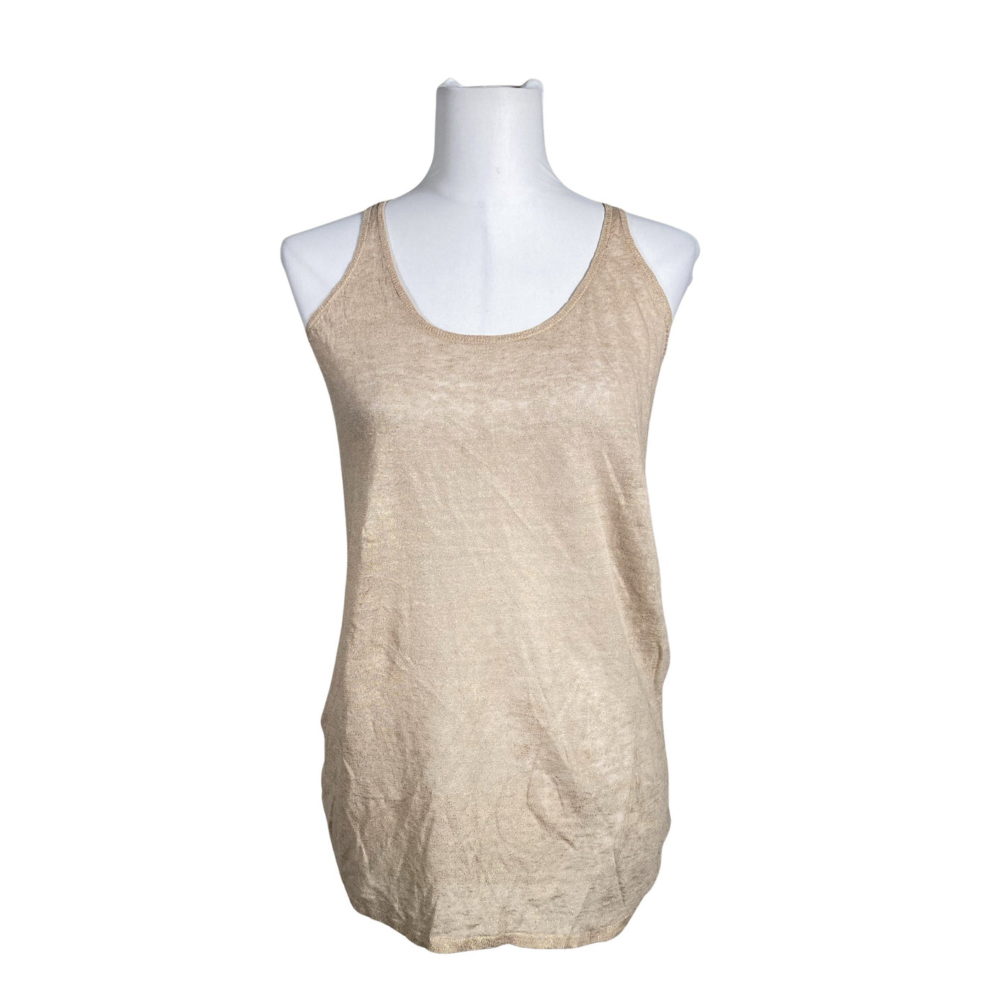 Unisex More&More - Tricot tank top, size 36 - Brown (1)