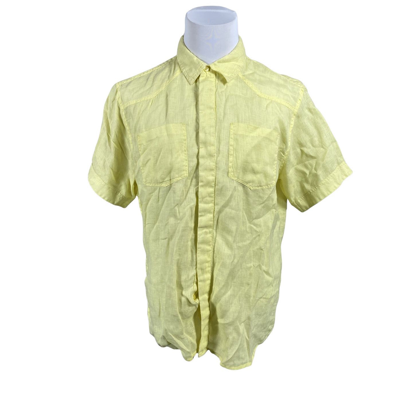 Unisex Monton - Collared shirt, size XXL - Yellow (1)