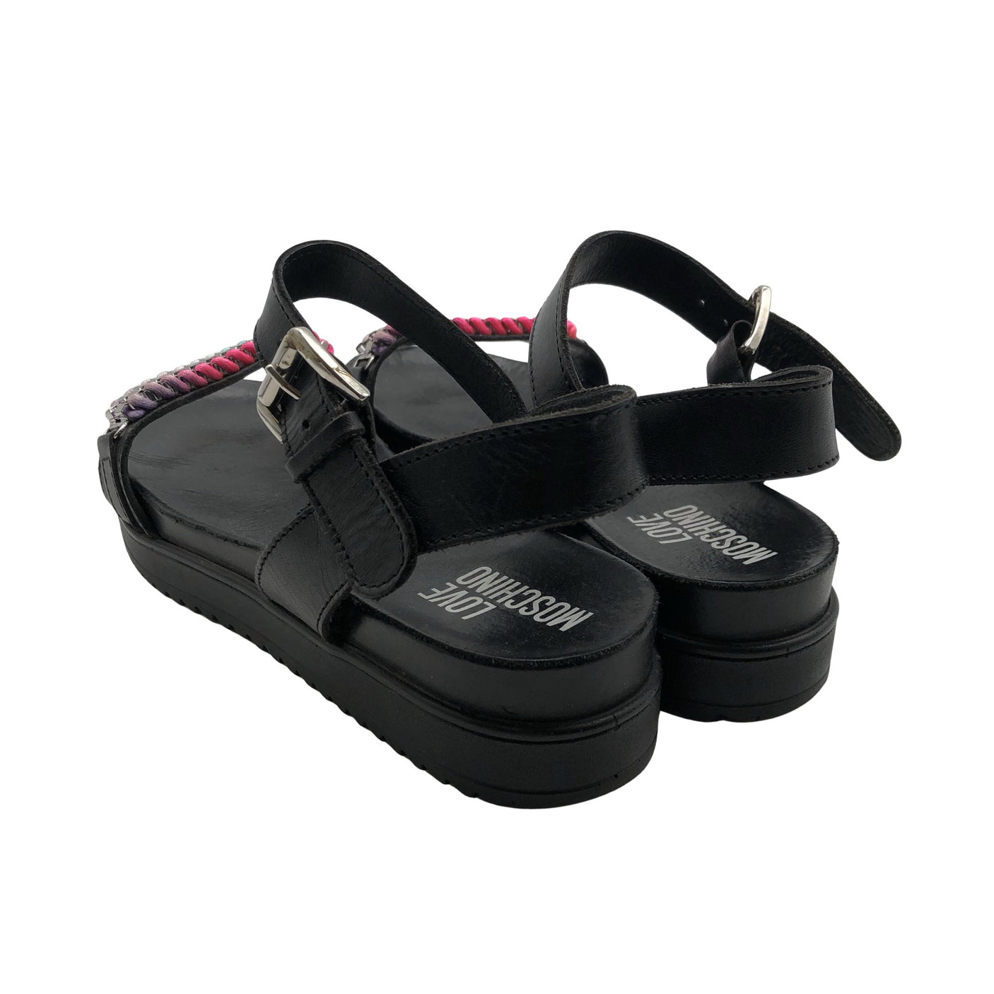 Unisex Love Moschino - Sandals, size 38 - Black (3)