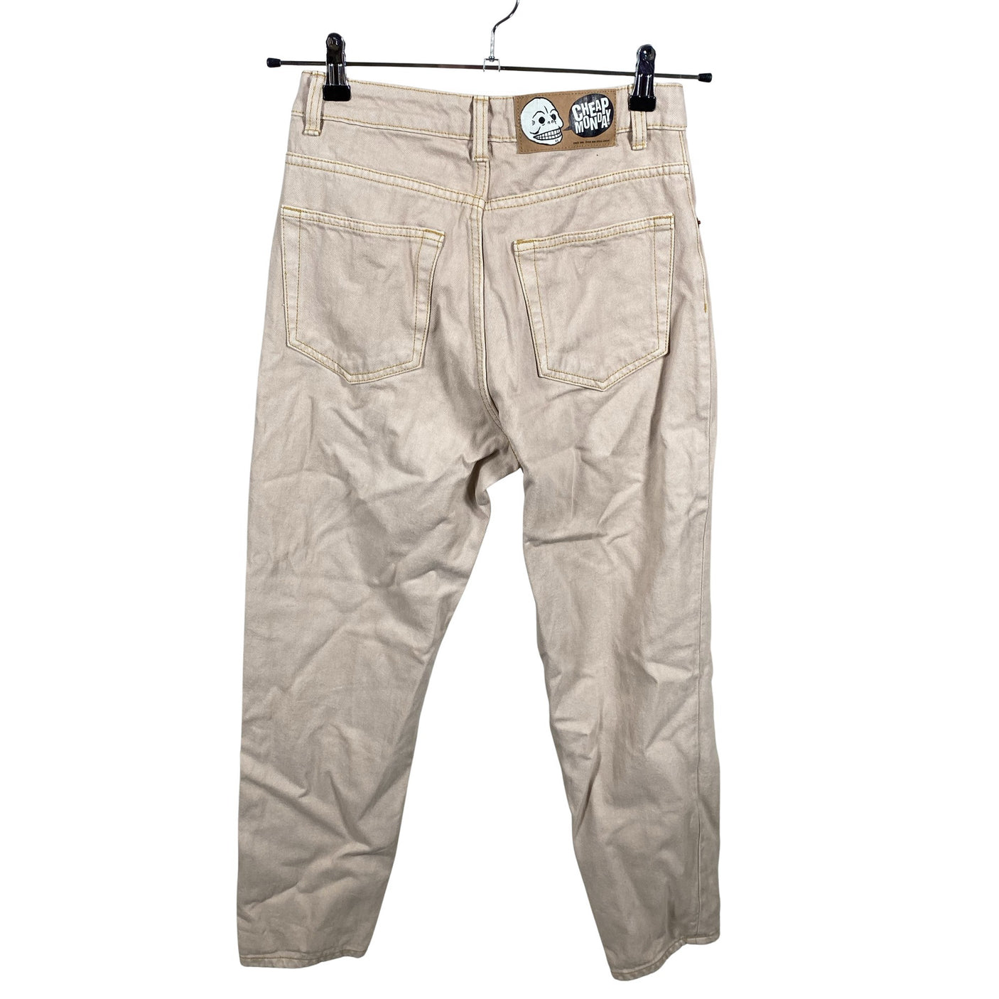 Unisex Cheap Monday - Jeans, size W27 - Beige (2)