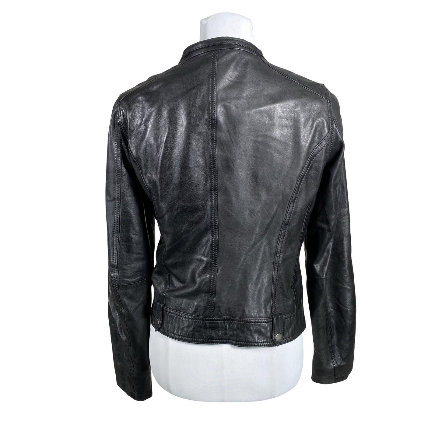 Unisex S.T.I - Leather jacket, size 38 - Black (2)