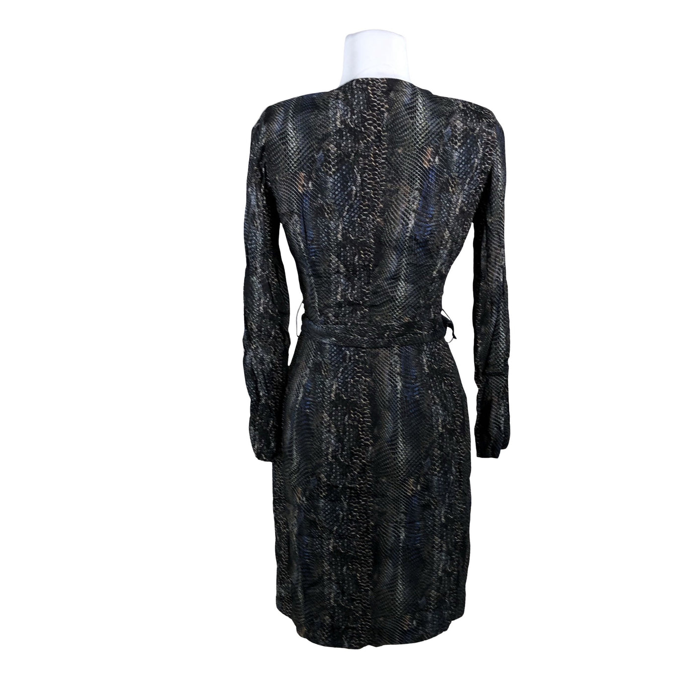 Unisex Massimo Dutti - Schiffon dress, size 34 - Gray (2)