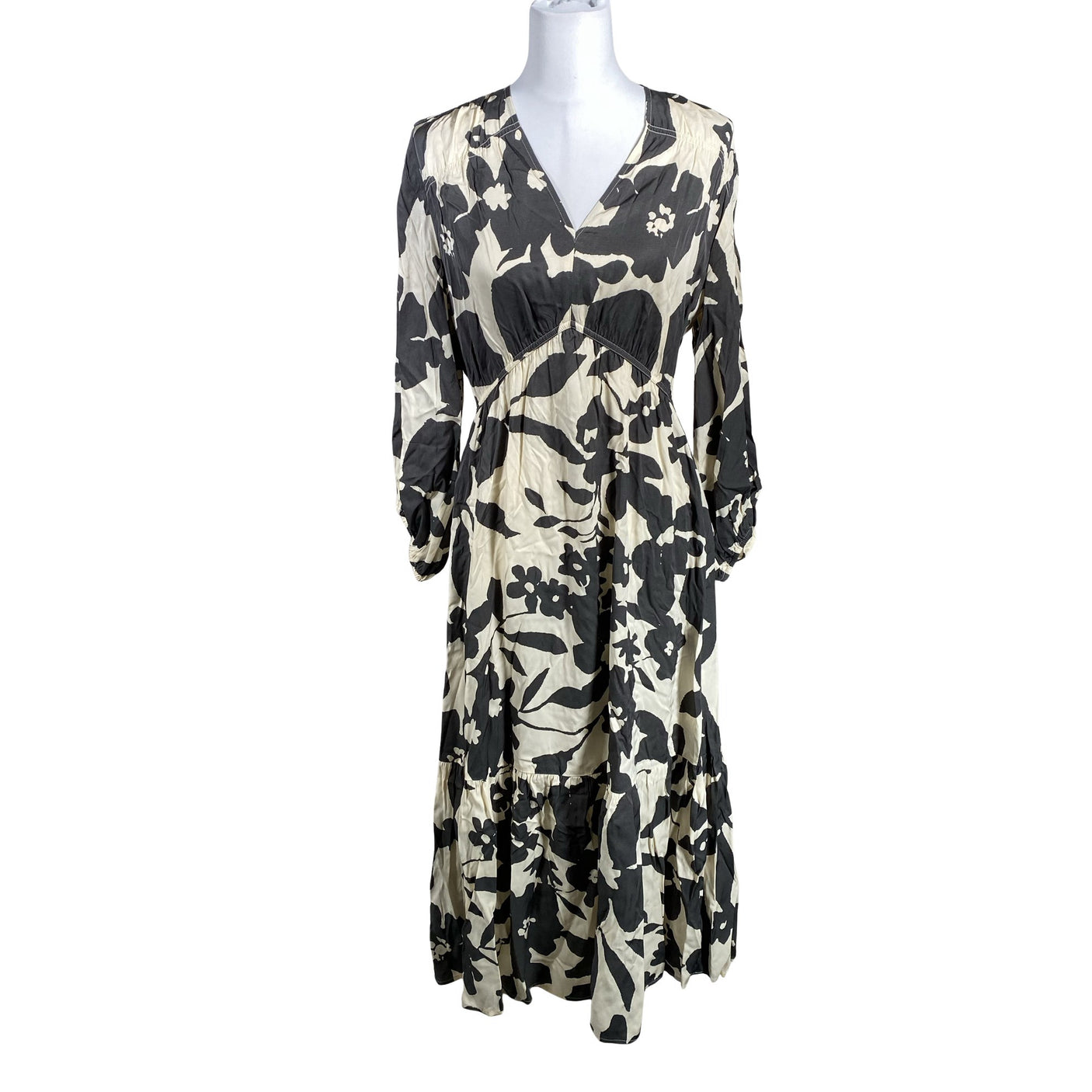 Unisex Marc O'Polo - Schiffon dress, size 40 - Gray (1)