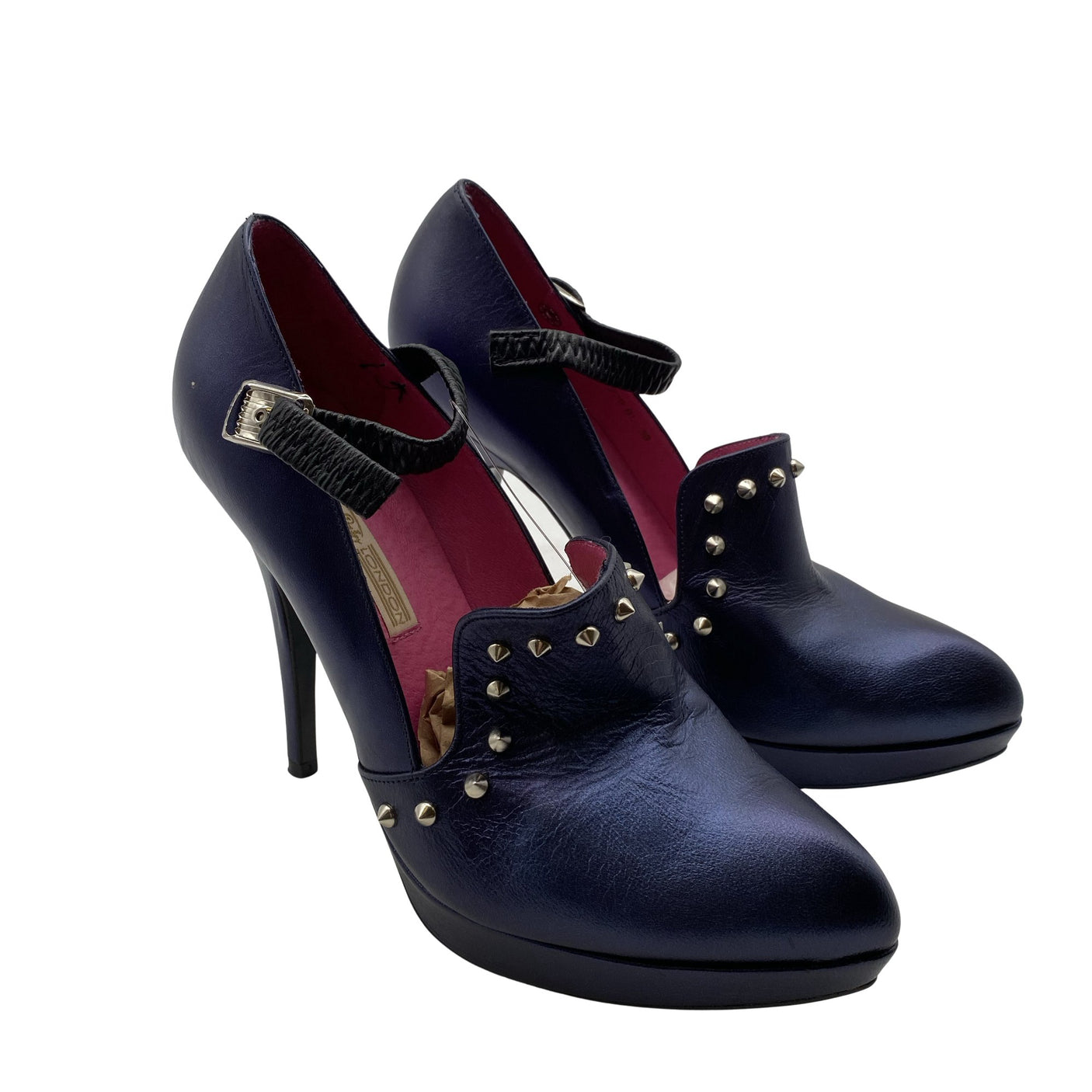 Unisex Buffalo - High heels, size 39 - Blue (2)