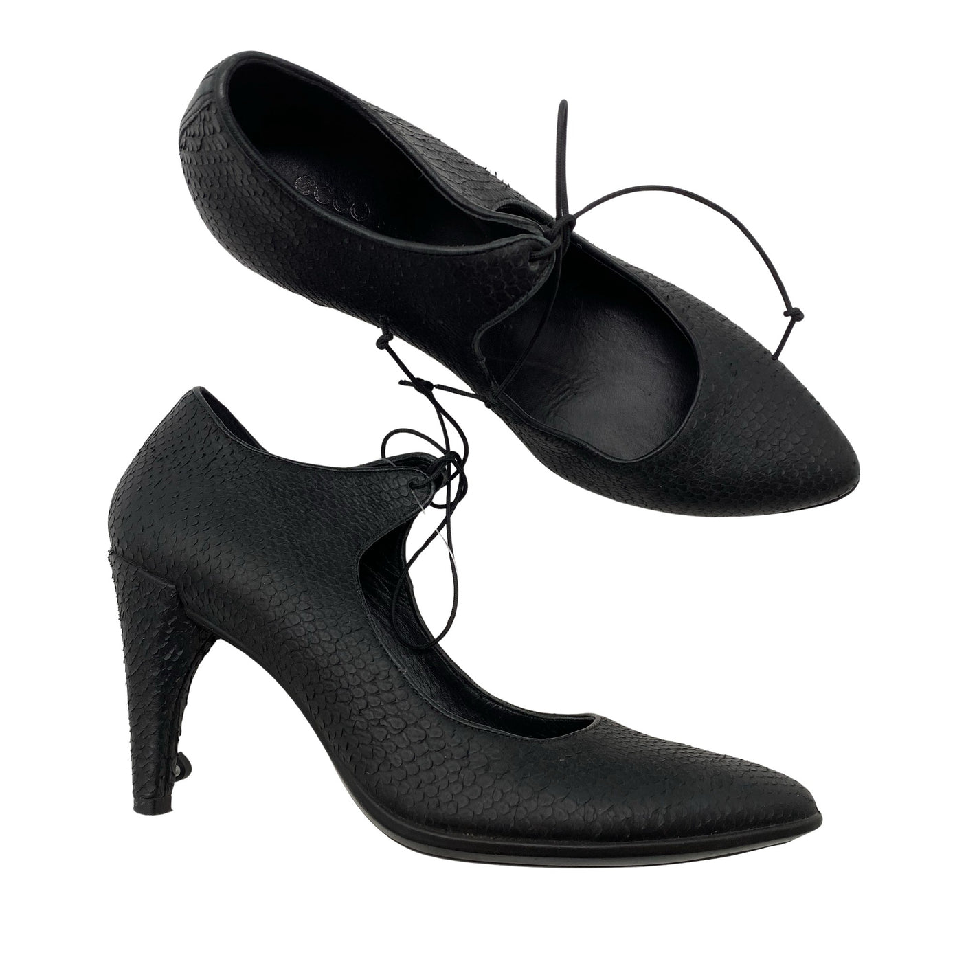 Unisex Ecco - High heels, size 38 - Black (1)