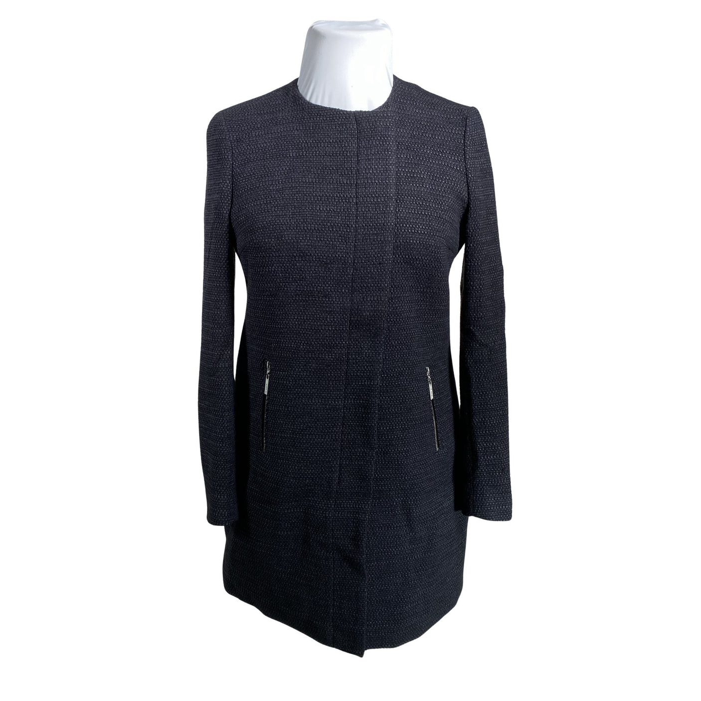 Unisex Sand - Wool coat, size 42 - Black (1)