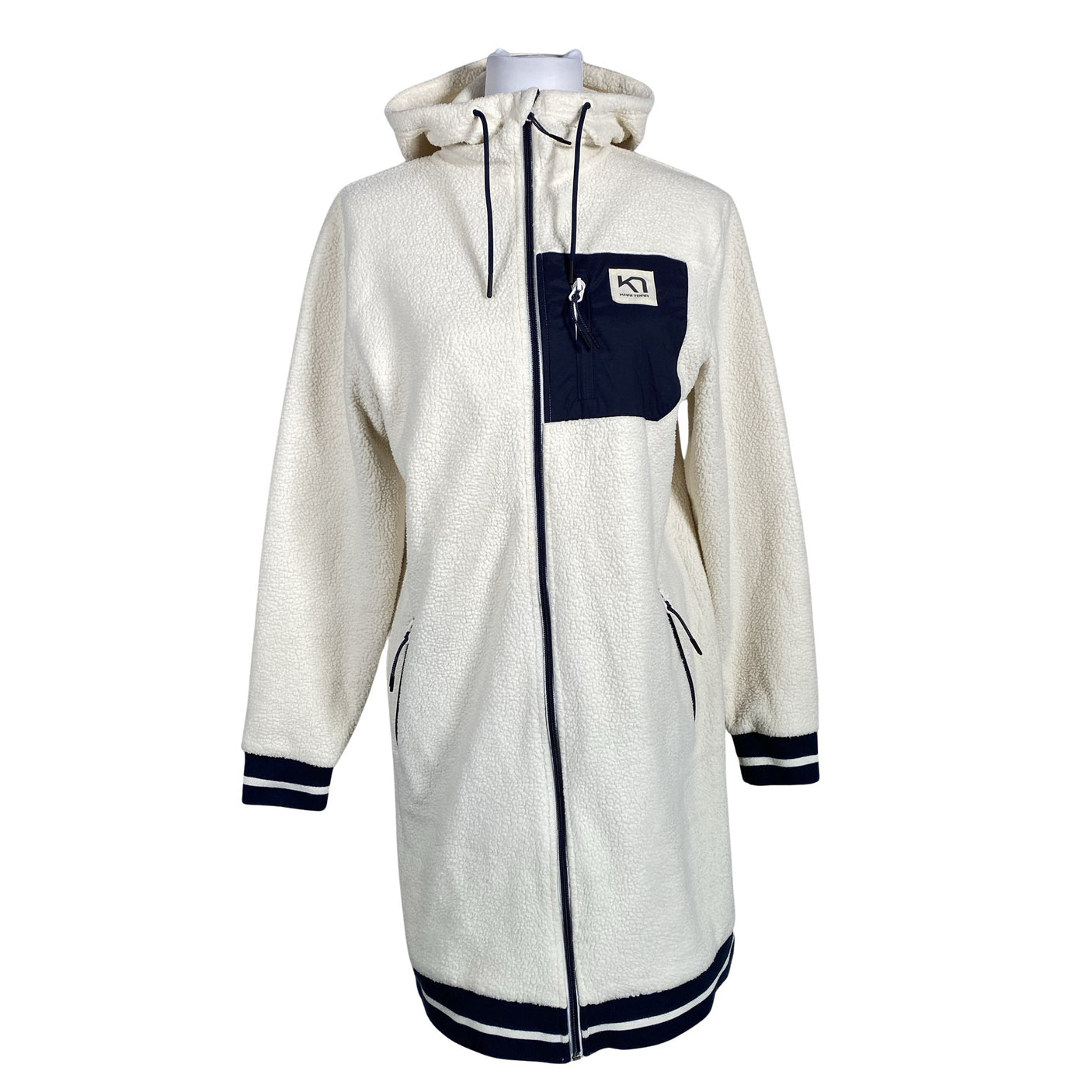 Unisex Kari Traa - Fleece jacket, size 38 - Natural white (1)