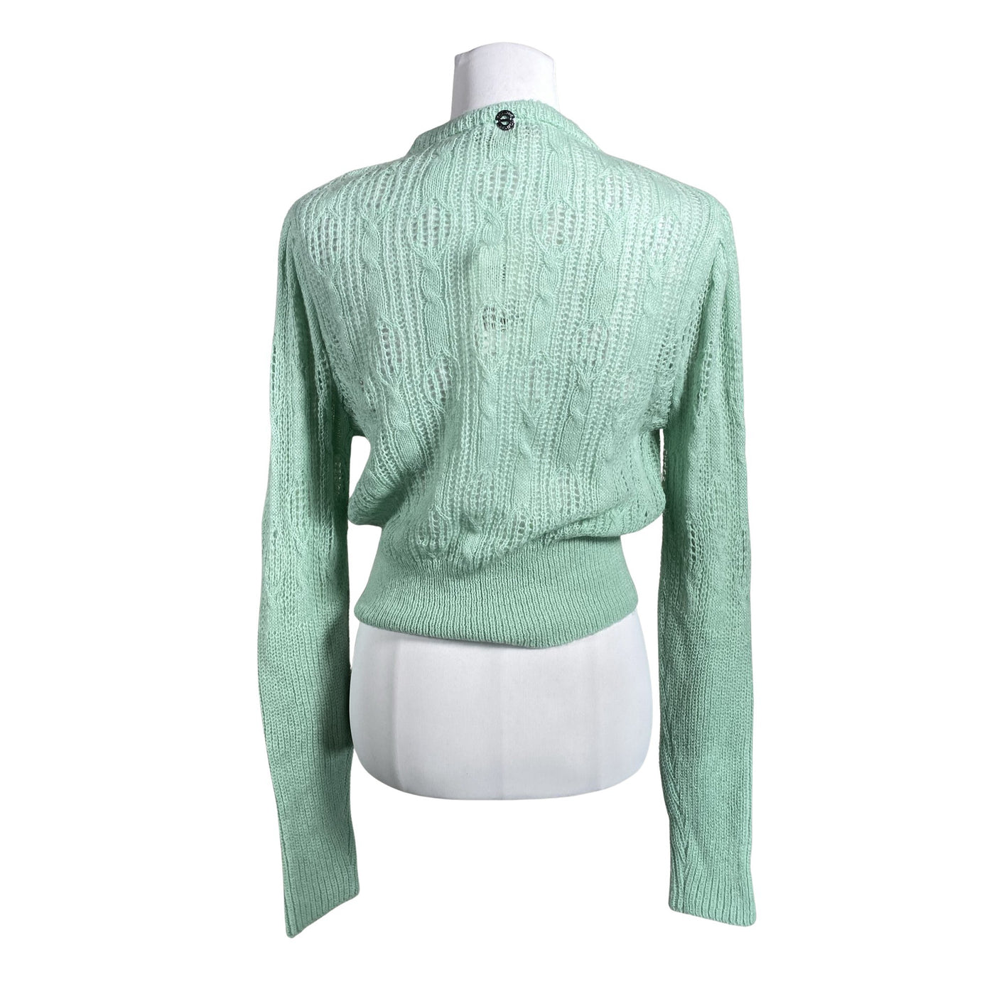 Unisex Twinset - Cardigan, size 38 - Green (2)