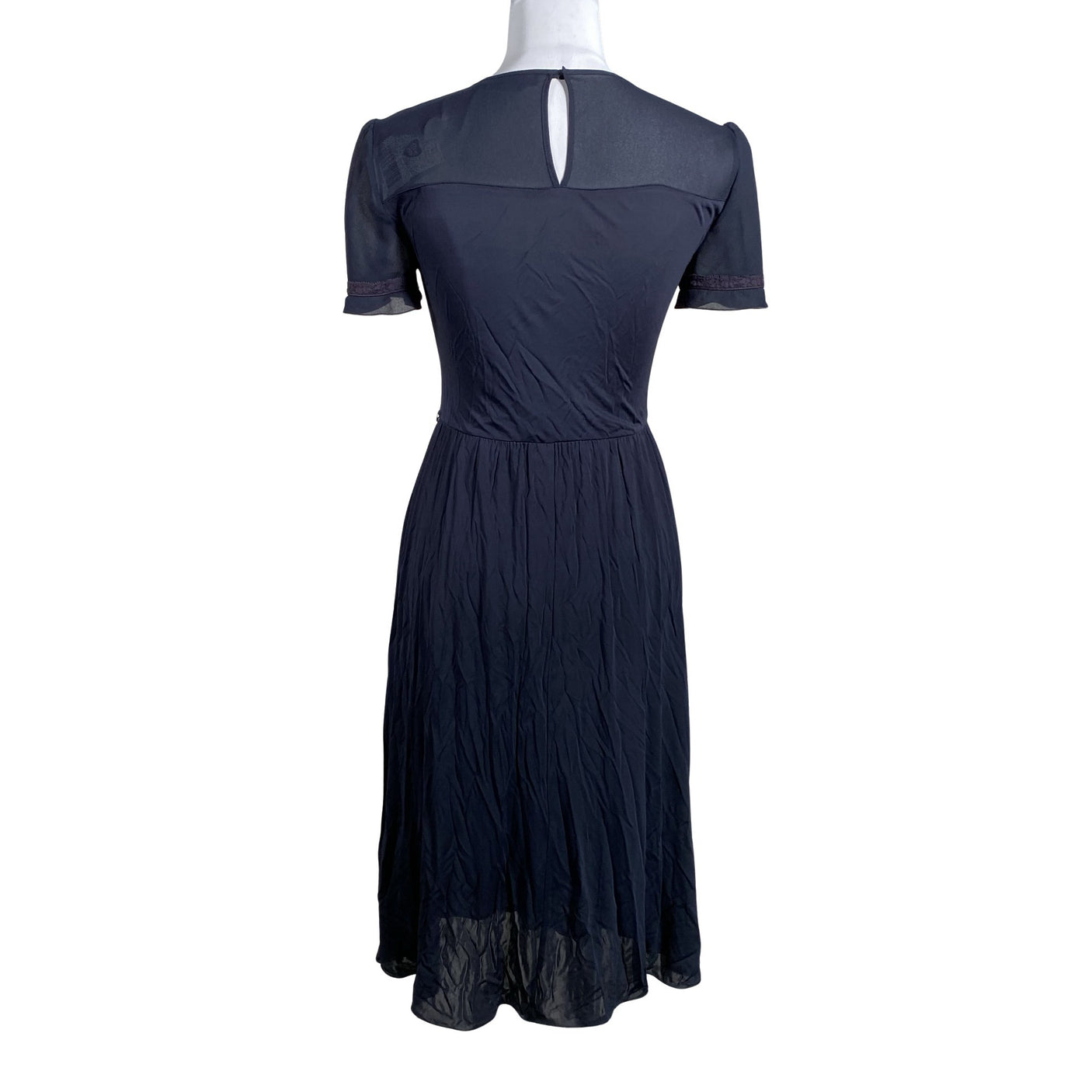 Unisex MaxMara - Schiffon dress, size 34 - Black (2)